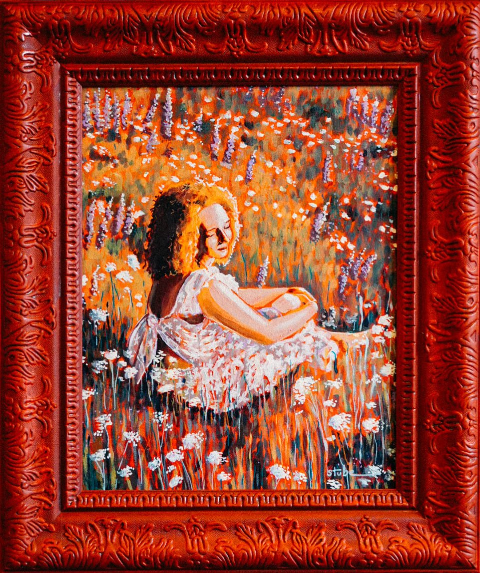 Emily and the Lupine Print