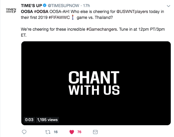 USWNT Players Association Social Post