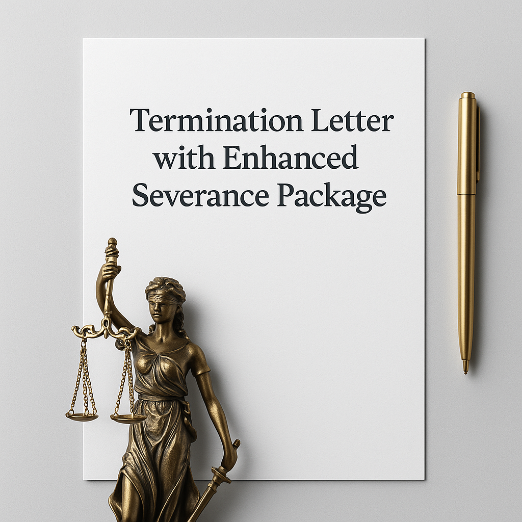 TEMPLATE: Termination Letter with Enhanced Severance