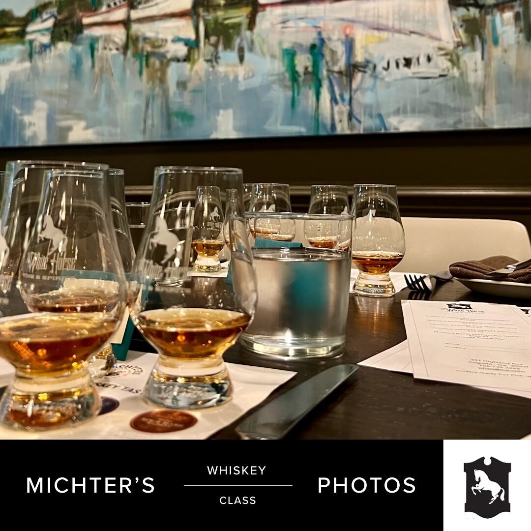 Today we&rsquo;re flashing back to our Fall Whiskey Class with Michter&rsquo;s 🥃 @abelbrownaugusta private room. 

We tasted &amp; learned about 5 fabulous Michter&rsquo;s expressions. A great night. Cannot thank @michterswhiskey enough for the oppo
