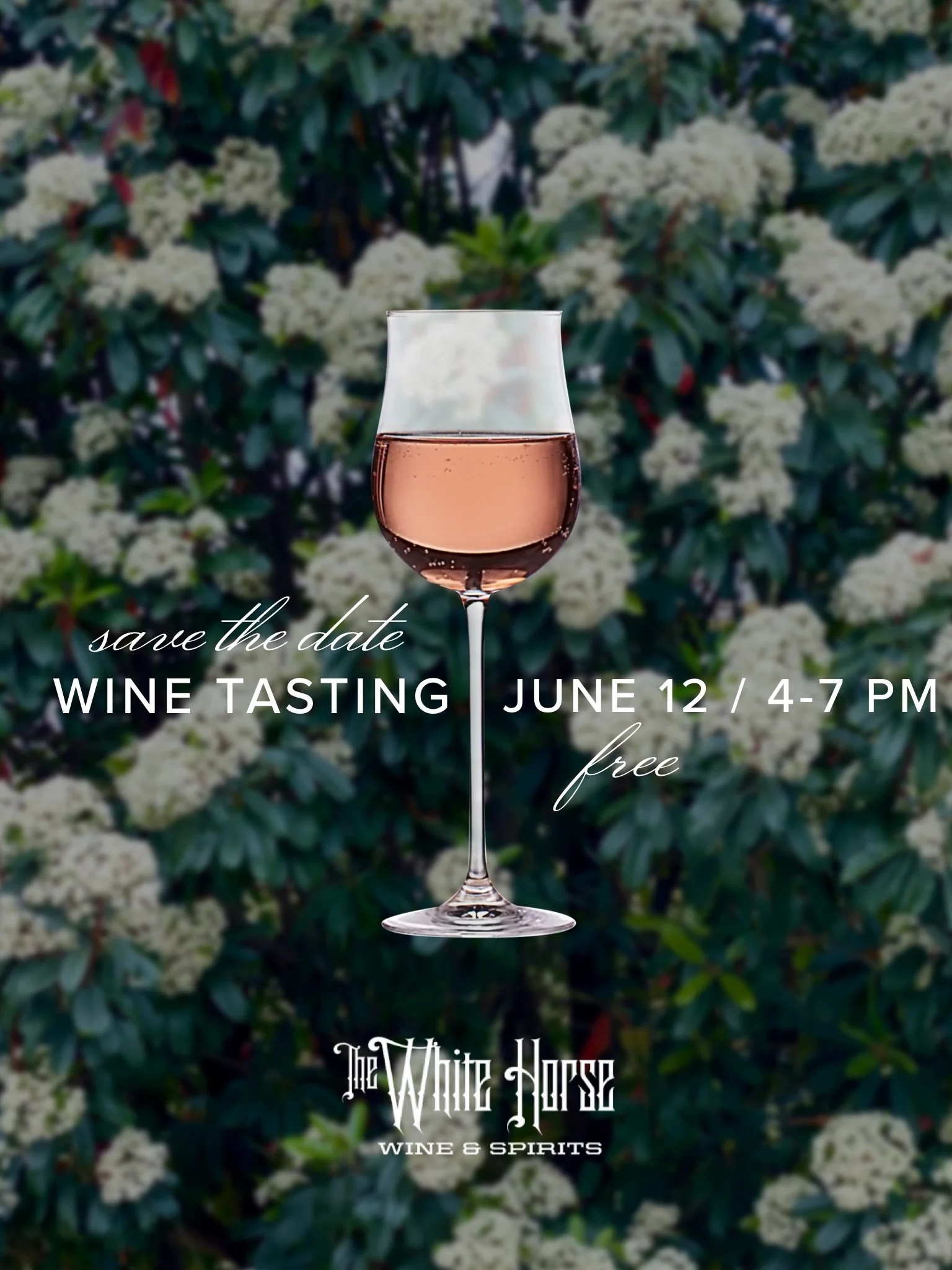 Up + coming: Two 🆓 Tastings @whitehorse497 

🍷 Summer Wine Tasting 
Friday, June 12 / 4-7pm 
- Domane Wachau Riesling
- 12 e Mezzo Chardonay
- Coelus Rioja
- Mystery bottle 🤫 

🍋&zwj;🟩 Murrell&rsquo;s Row Gin Tasting 
Friday, June 19, 4-7pm
Tast