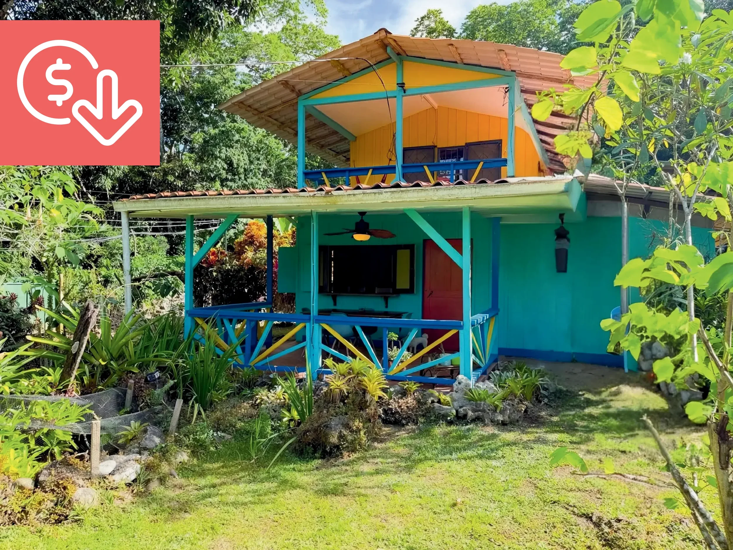 $250,000 - 2 Bd/1 Ba - Income Generating Caribbean Home Cahuita