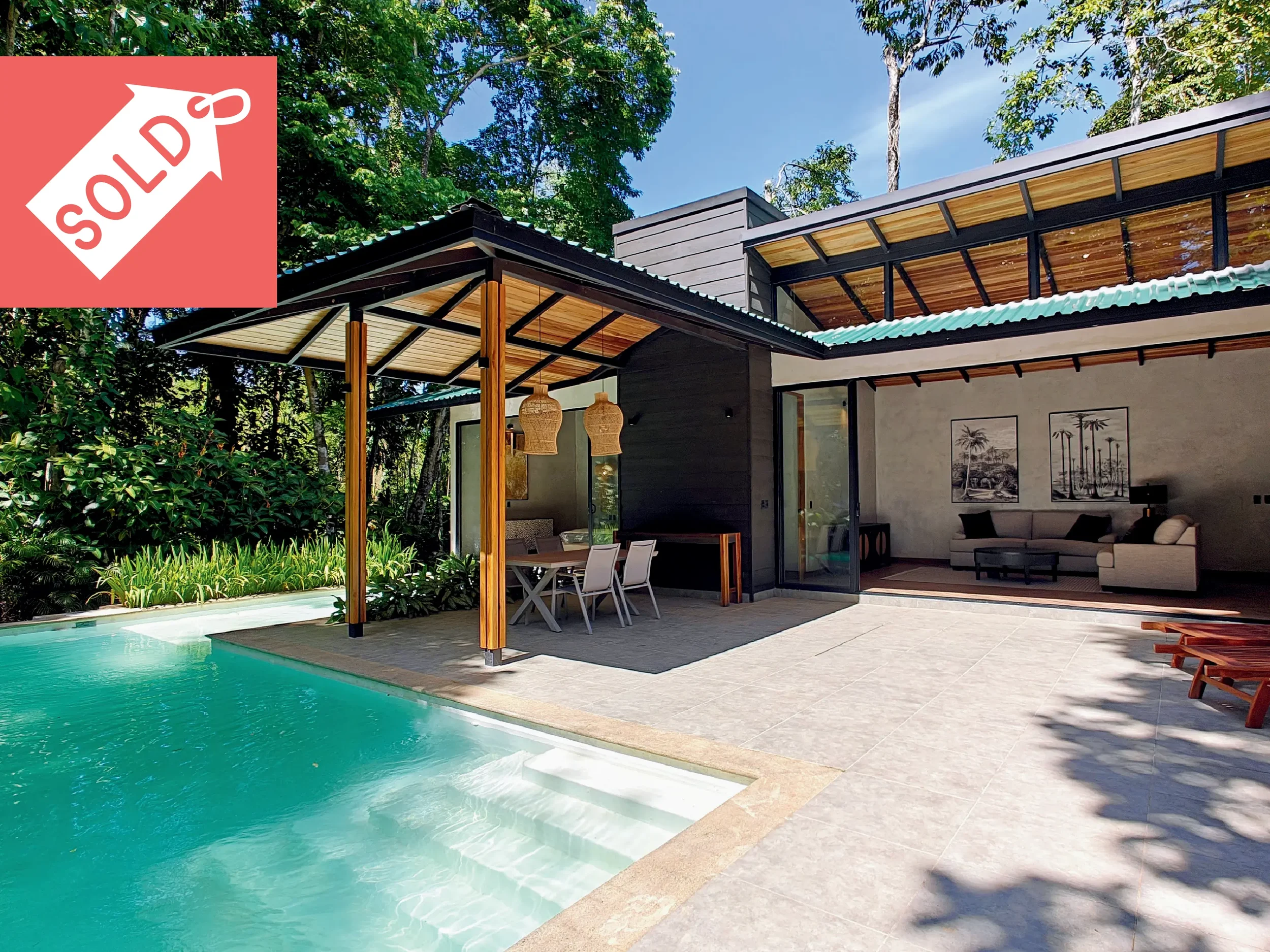 SOLD - 2 Bd/2 Ba - Turnkey New Construction Home in Punta Uva Hills Near Punta Uva Beach