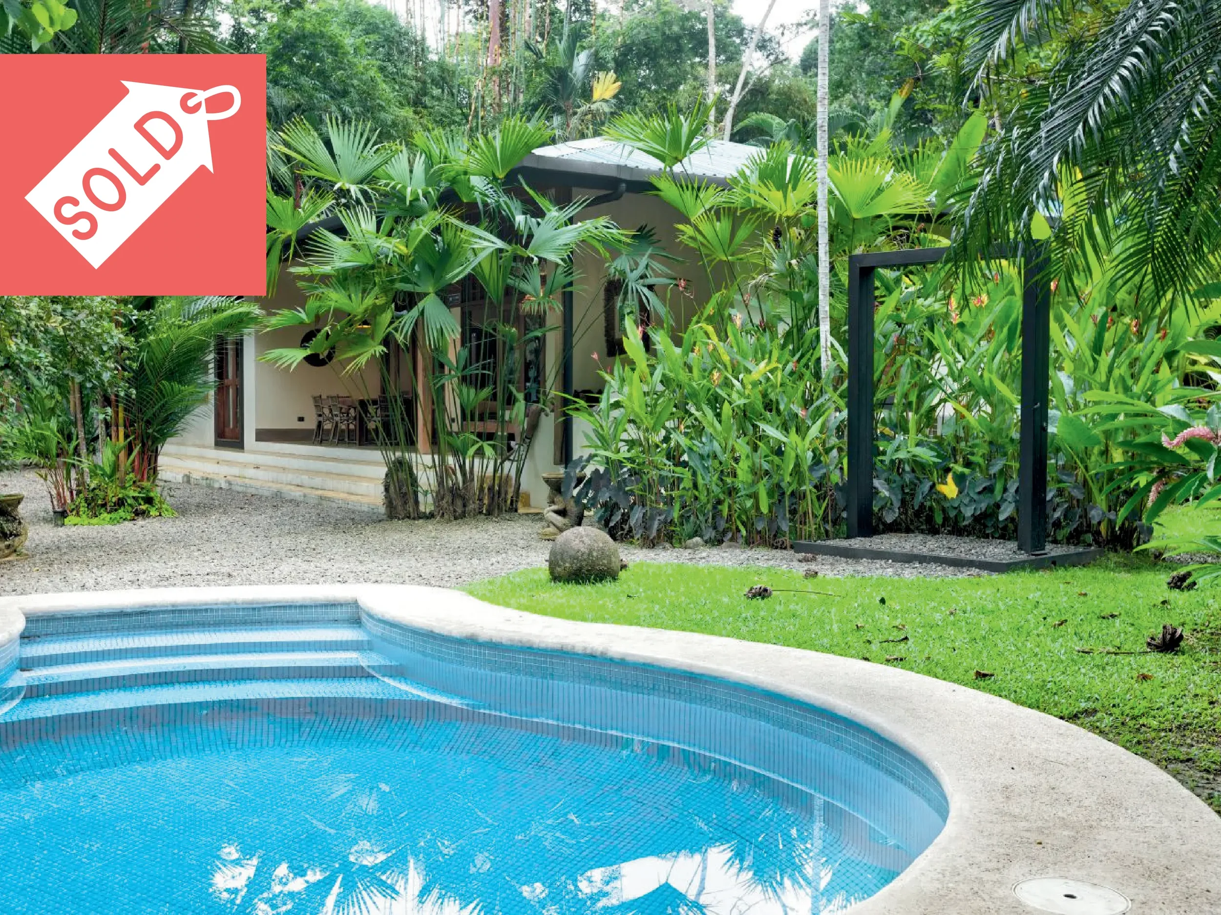 SOLD - 3 Bd/3 Ba - Titled Playa Chiquita Home with Pool