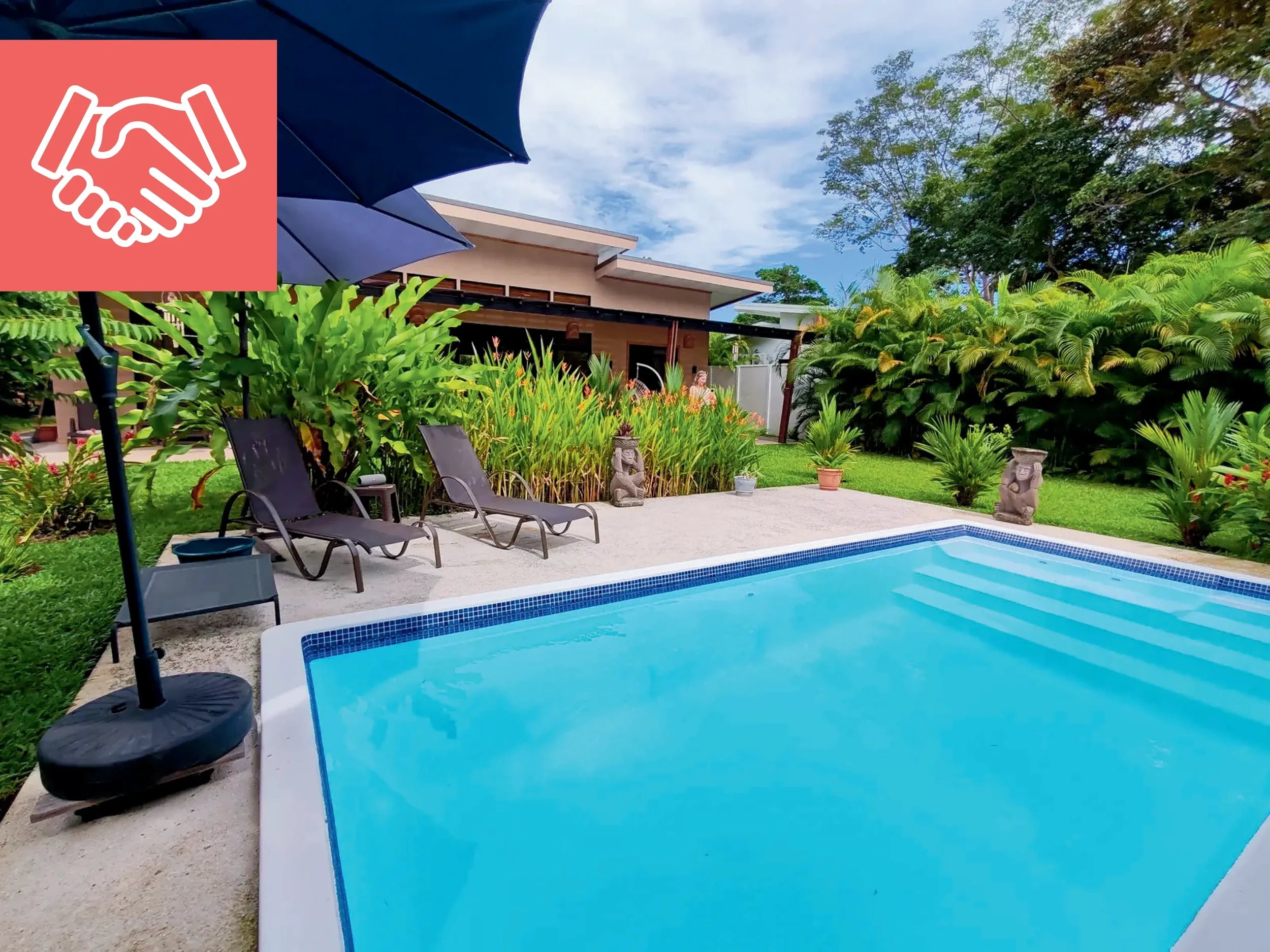 Under Contract - 3 Bd/2 Ba - Luxurious Tropical Home just Steps from Playa Negra Beach