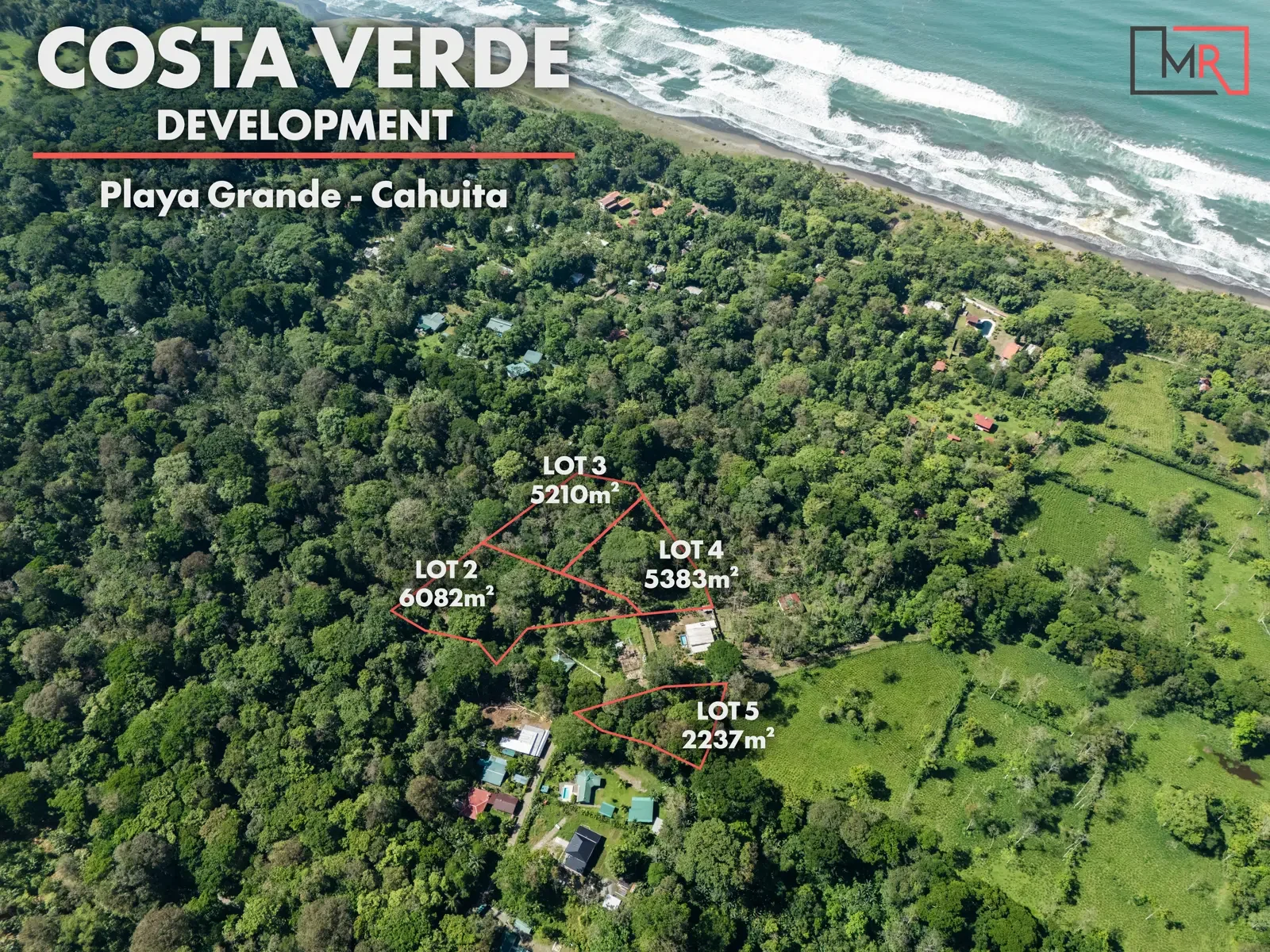 Titled Lots Near Playa Grande Beach, Cahuita – Starting at $45 per m²