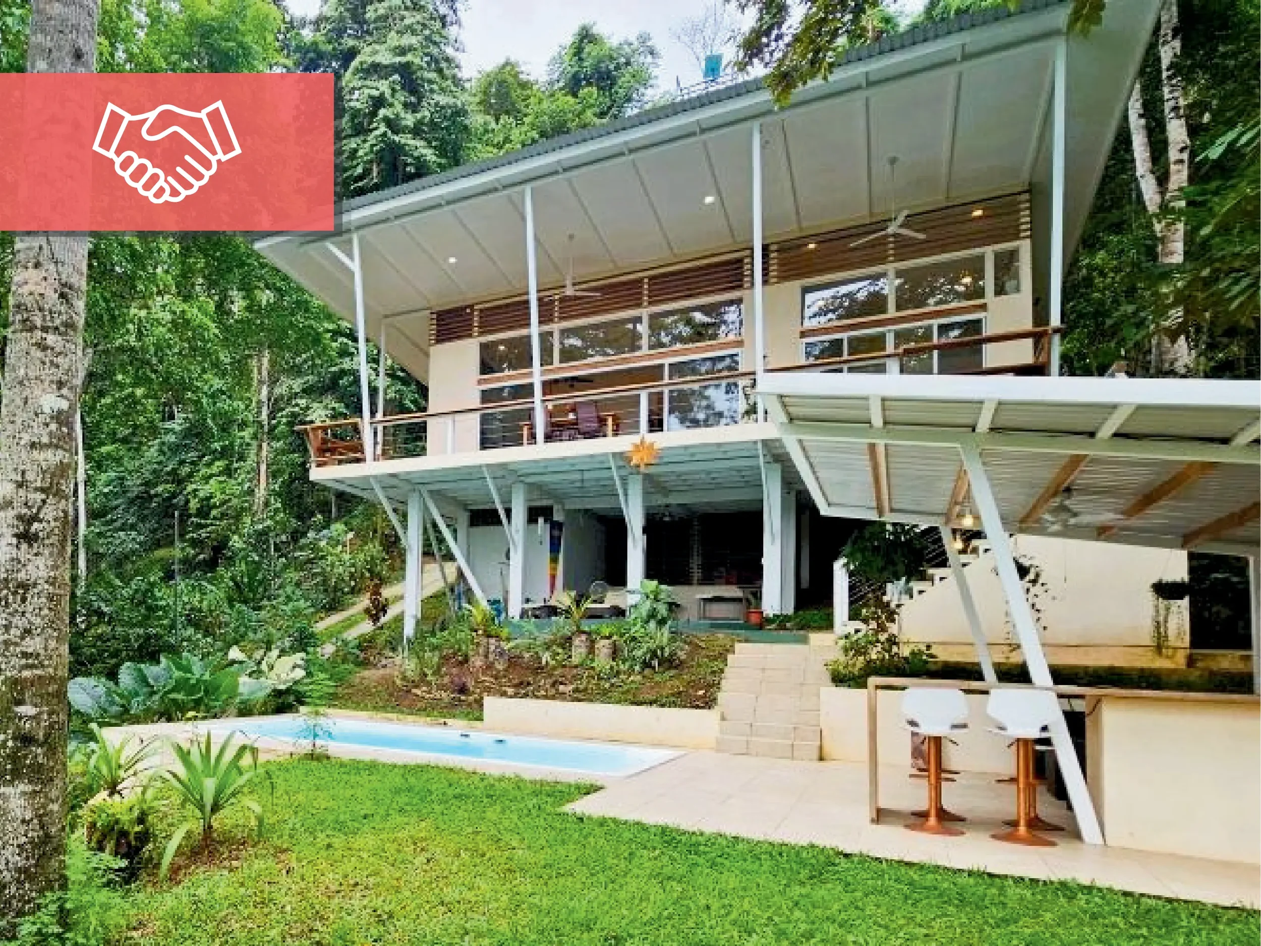 Under Contract - 2 Bd/2 Ba - Private Hilltop Home with Sweeping Jungle Views &amp; Pool