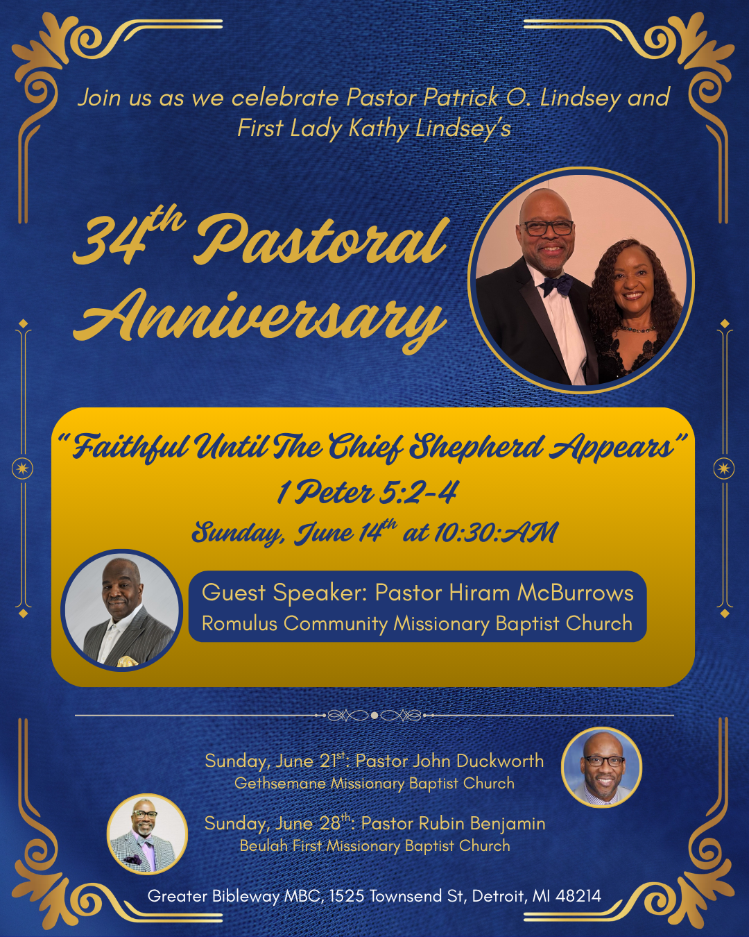 Pastor's 34th Pastoral Anniversary