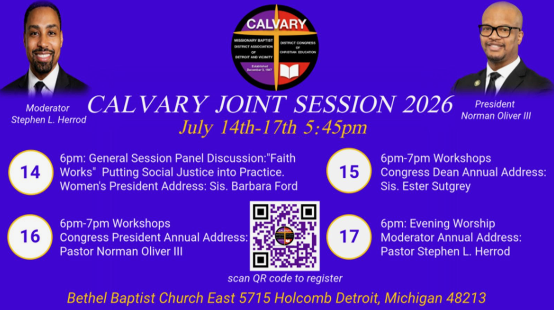 Calvary District Annual Joint Session