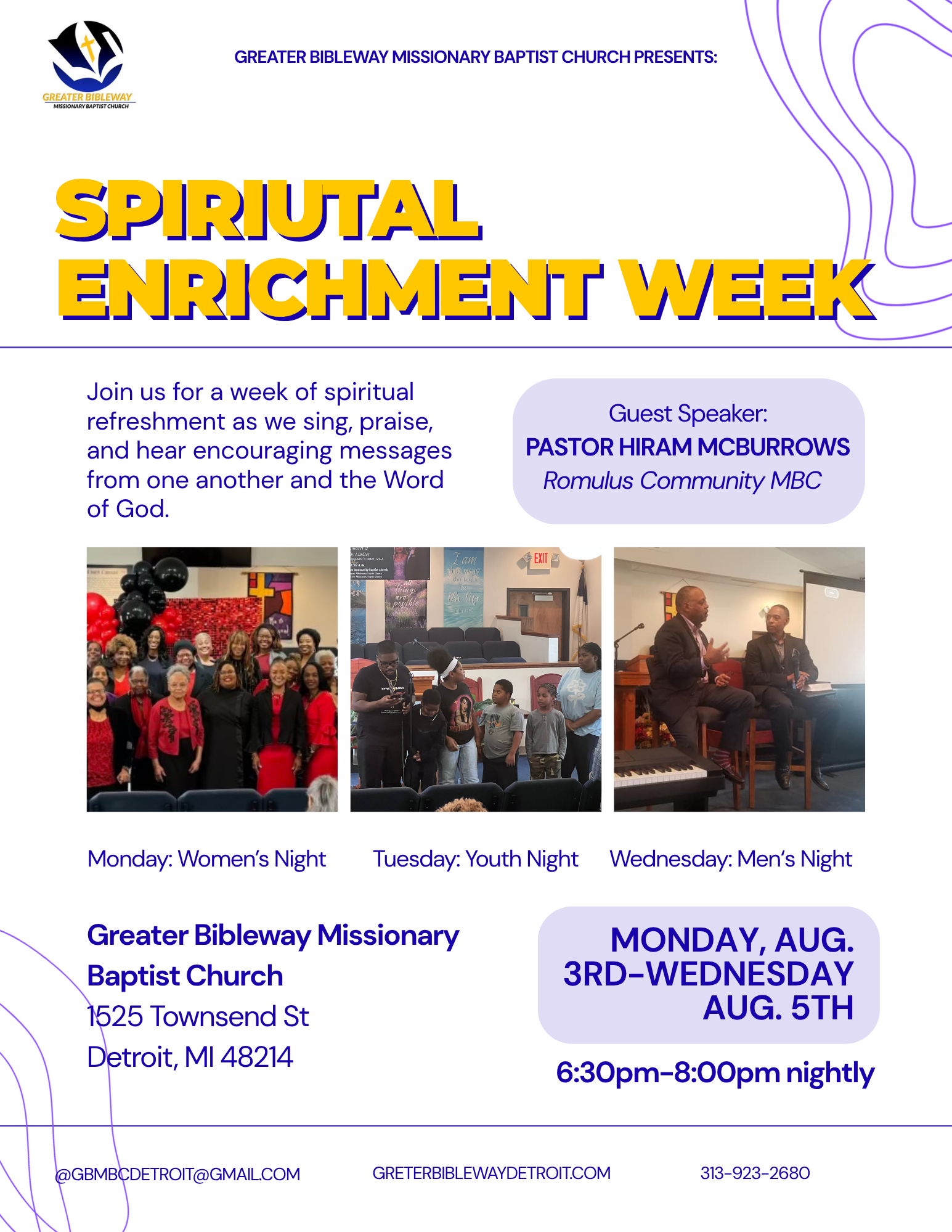 Spiritual Enrichment Week
