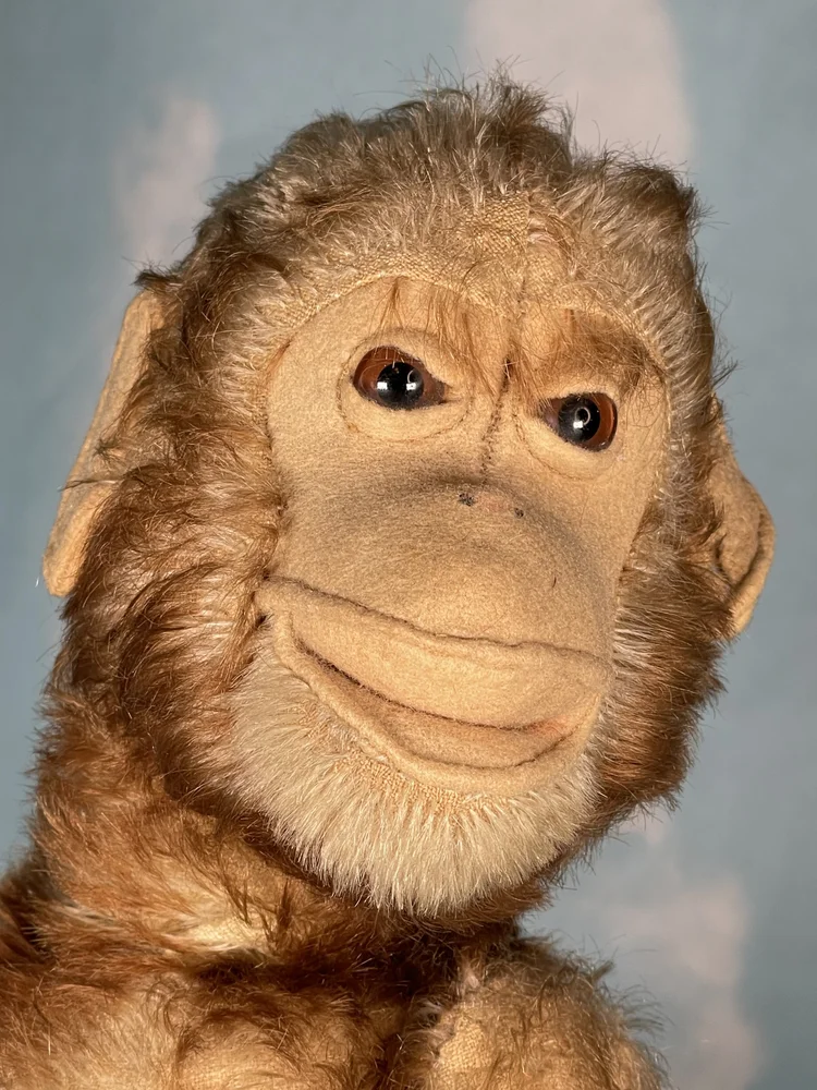 Rare Steiff Monkey with tail turns head mechanism 1931-34 — The