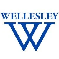 Wellesley logo with a large blue 'W' and the word 'Wellesley' above it.