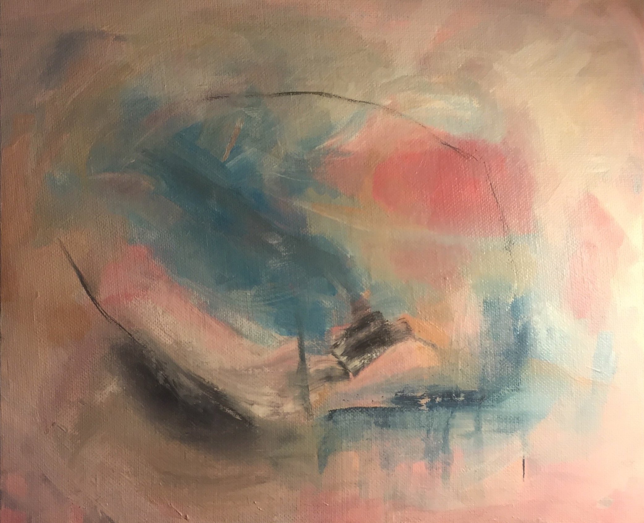 Untitled - 2020 - Acrylic on canvas - 30x26cm Private Collection