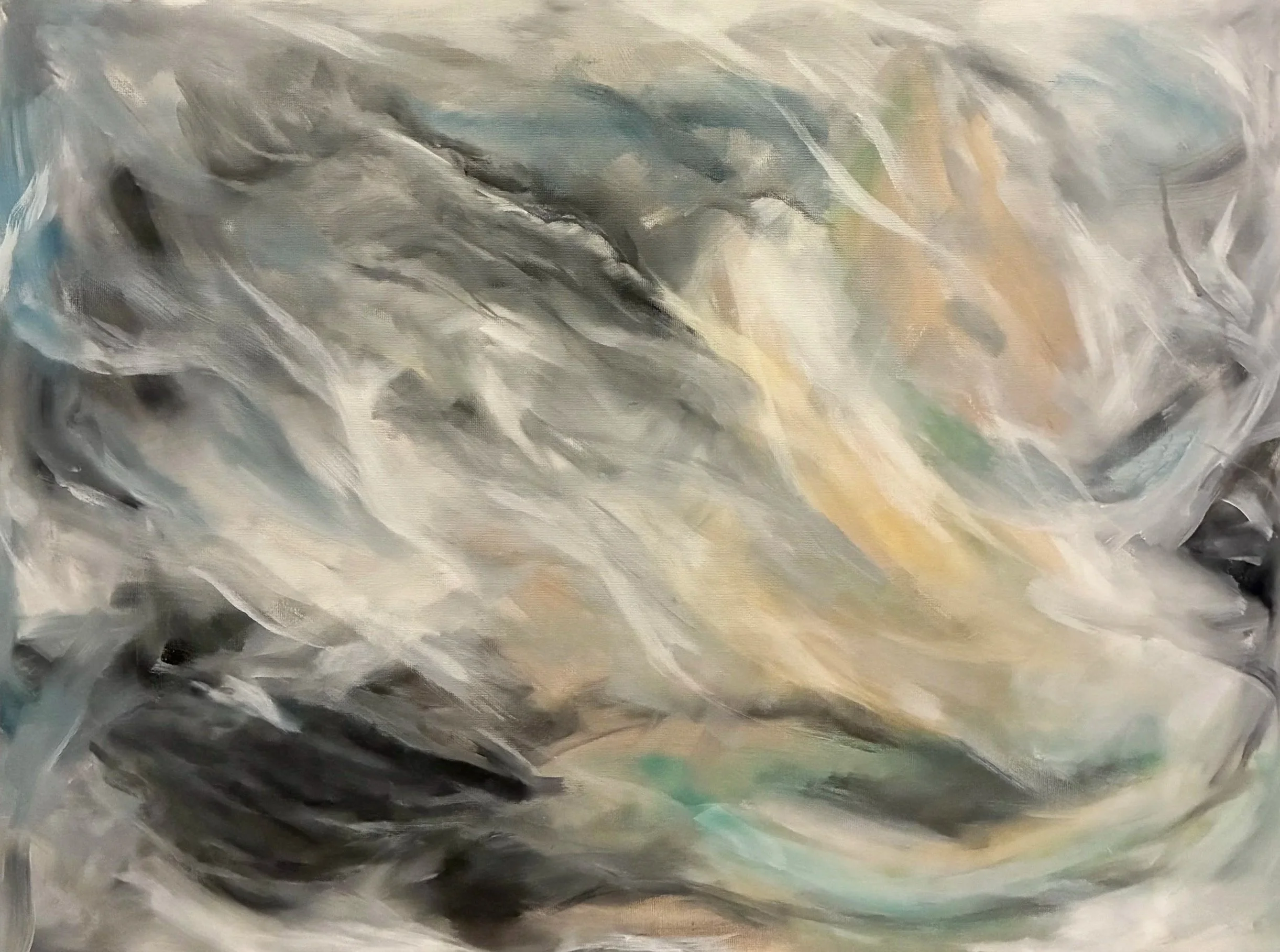 Untitled - 2021 - Acrylic on board - 56x45cm
