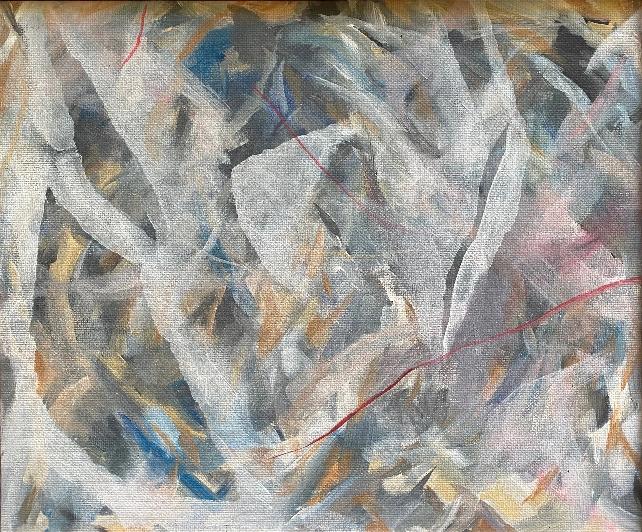 Untitled - 2019 - Acrylic on board (framed) - 31x26cm -  Private Collection