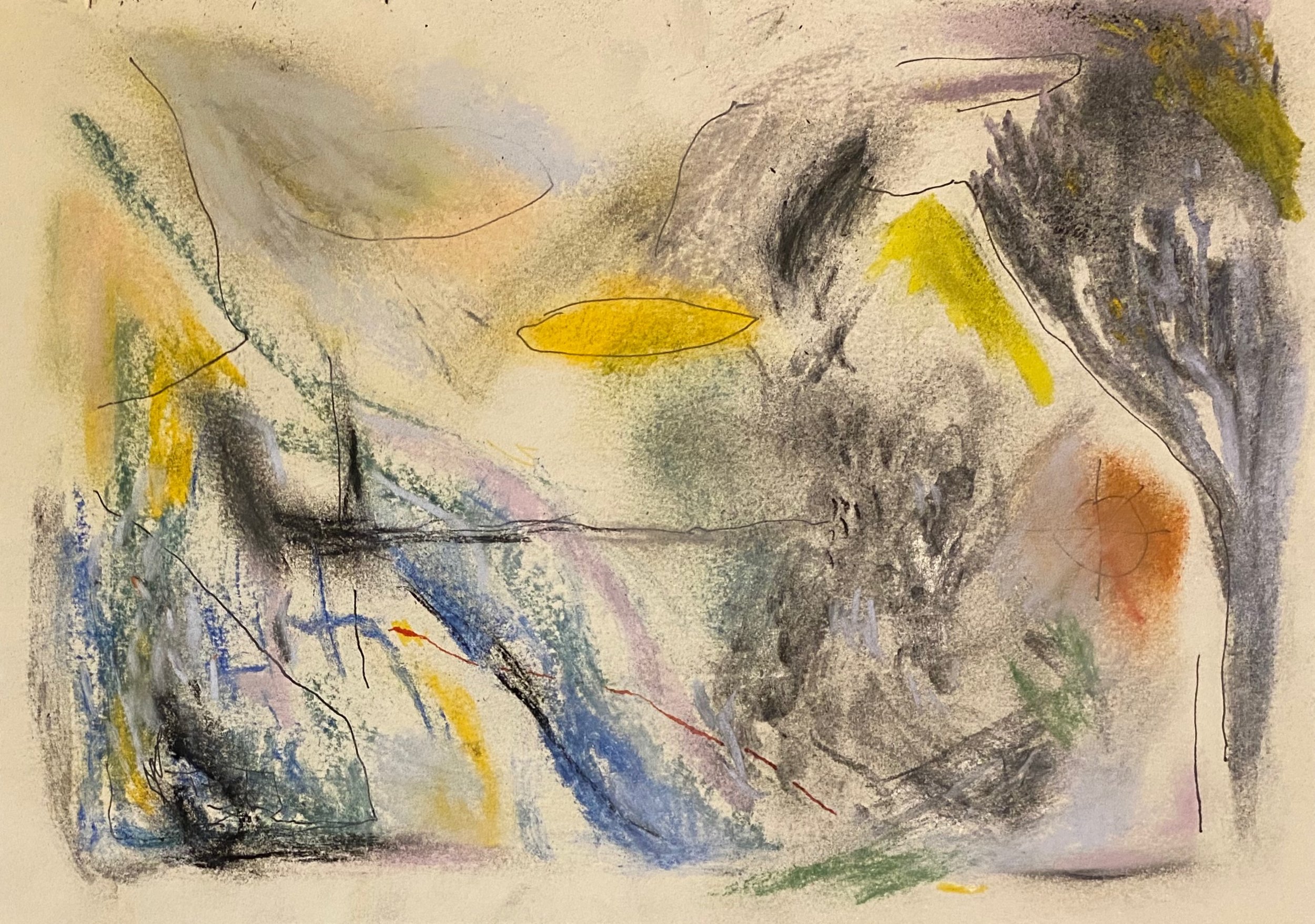 Untitled - 2023 - Mixed media on paper - 25x17cm