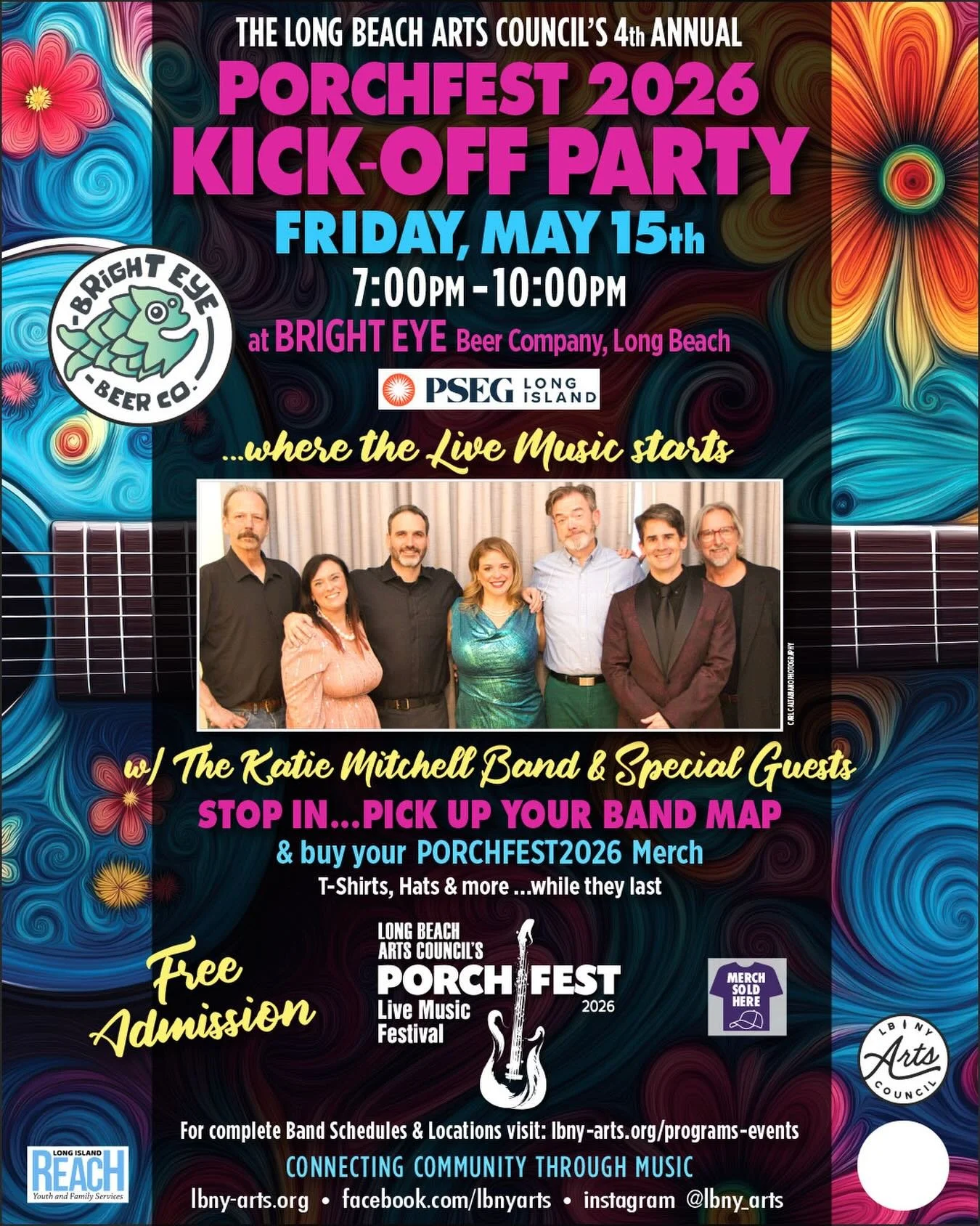 We&rsquo;re officially **4 weeks out** from PorchFest 2026&hellip; and it all starts HERE 🎶🔥

Join us for the **PorchFest 2026 Kick-Off Party** at Bright Eye Beer Company on **Friday, May 15th (7&ndash;10PM)** &mdash; the moment where the music, th