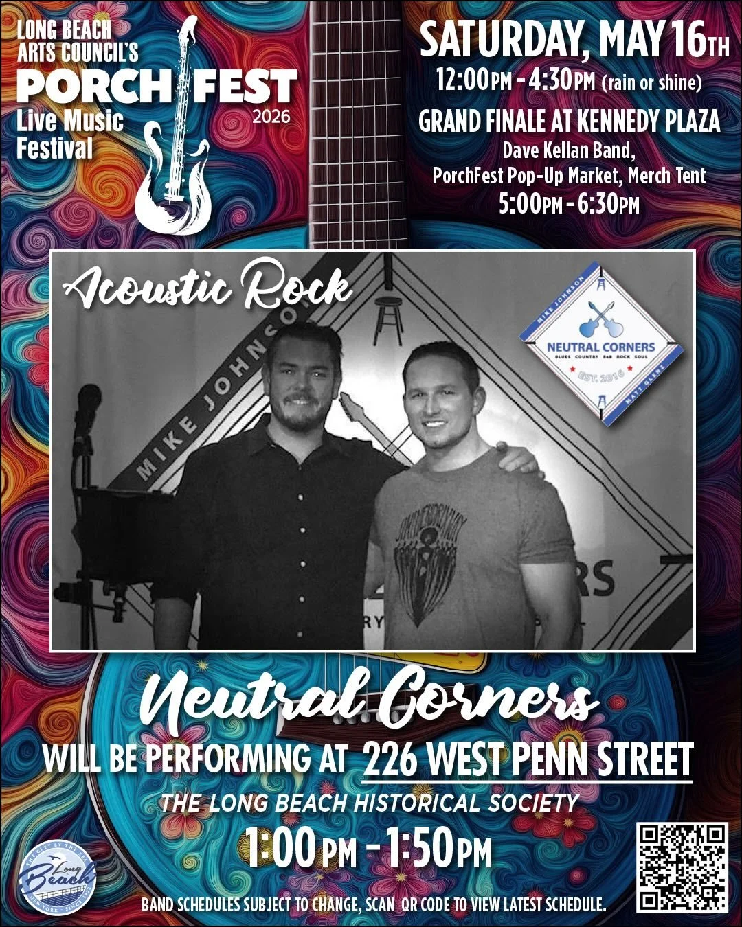 🎶 PorchFest stops don&rsquo;t get more iconic than this&hellip;

Shoutout to the **Long Beach Historical Society**&mdash;a proud **4-year PorchFest veteran**&mdash;for once again bringing an incredible lineup to 226 W Penn Street! 🙌

Get ready for 