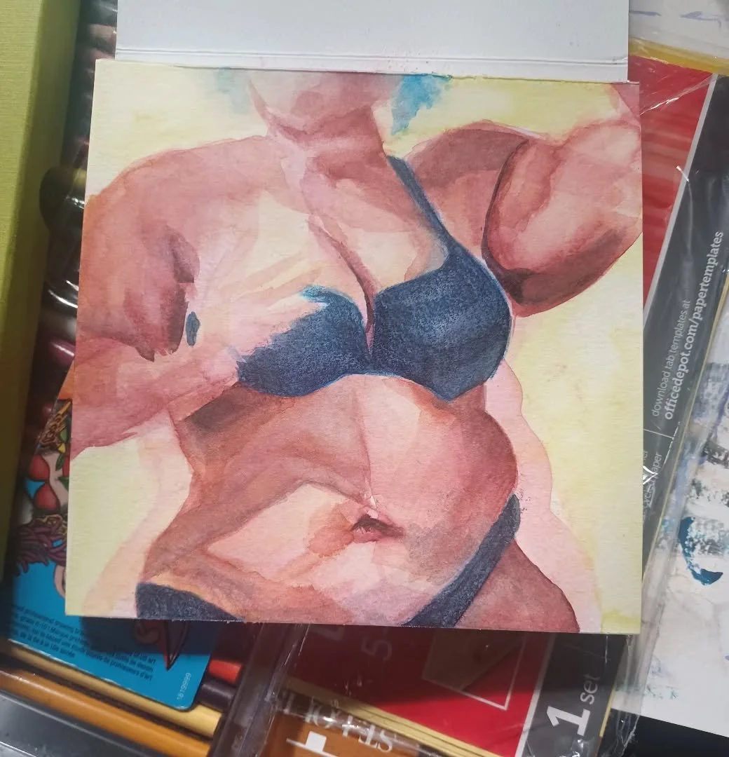 New painting!
...
I just got out of a lil romantic venture with a guy I met at a networking event. Although he started out supportive and eager to talk to me, it ended with me putting in more effort to hear from him and him blocking me.
...
I began t