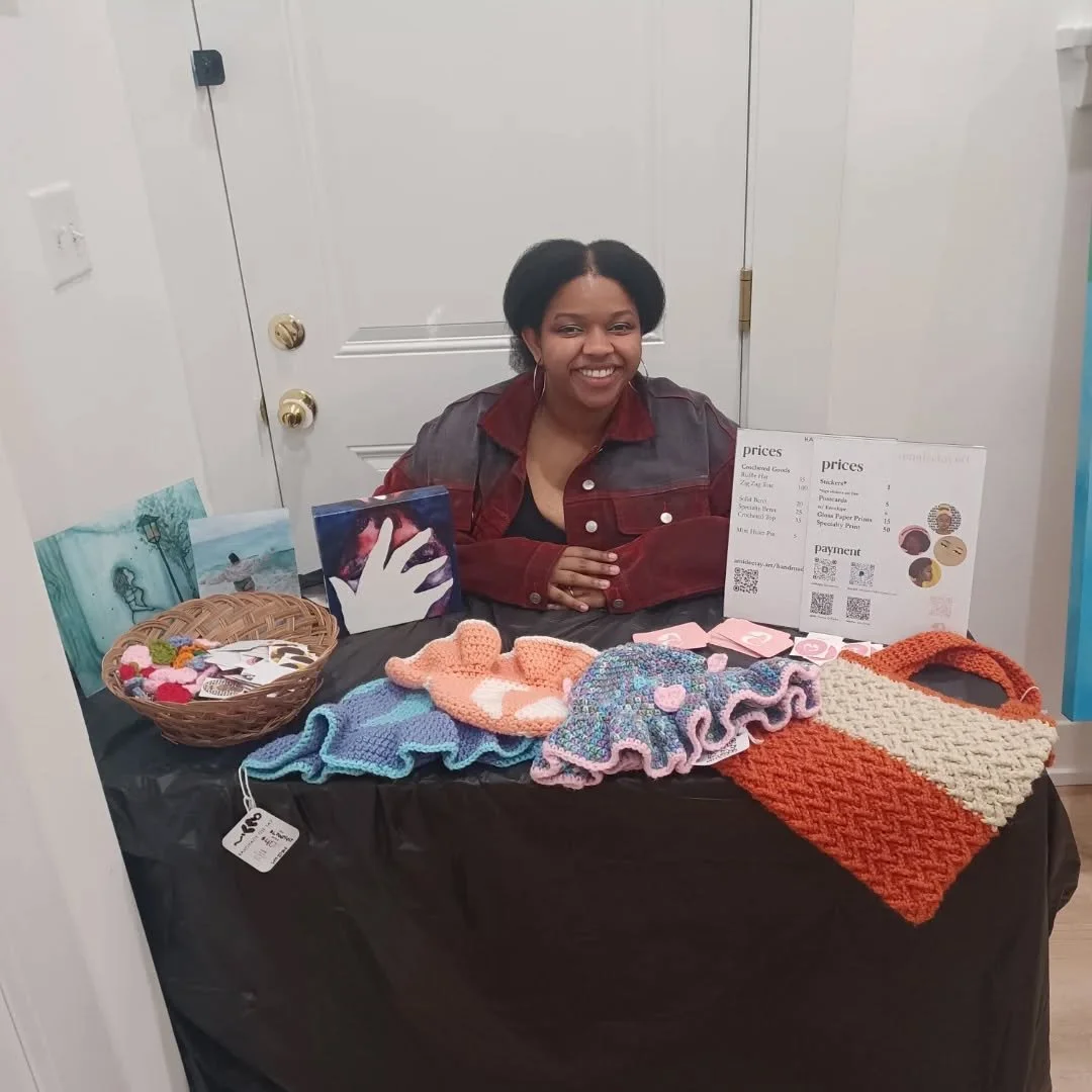 I had a great time vending at The Kre8ive Shop Studio for The Popcorn Easel Art show this weekend! I loved meeting new people and it was lovely seeing my new buddy as well (check out her stuff @scarlettsyanide) 

Thanks for having me!