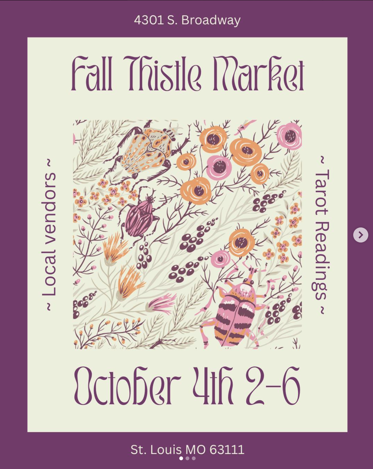Fall Thistle Market by St. Louis Haunted Mansion