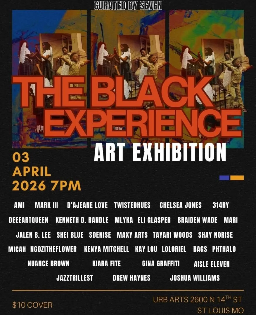 Super excited to be a part of this exhibition! Thank you so much to @sacralsev for giving me the opportunity to be in this space❤️💚🖤

OPENING RECEPTION:

$10 cover
April 3, 2026, 7pm

Urb Arts
2600 N 14th St
St. Louis, MO