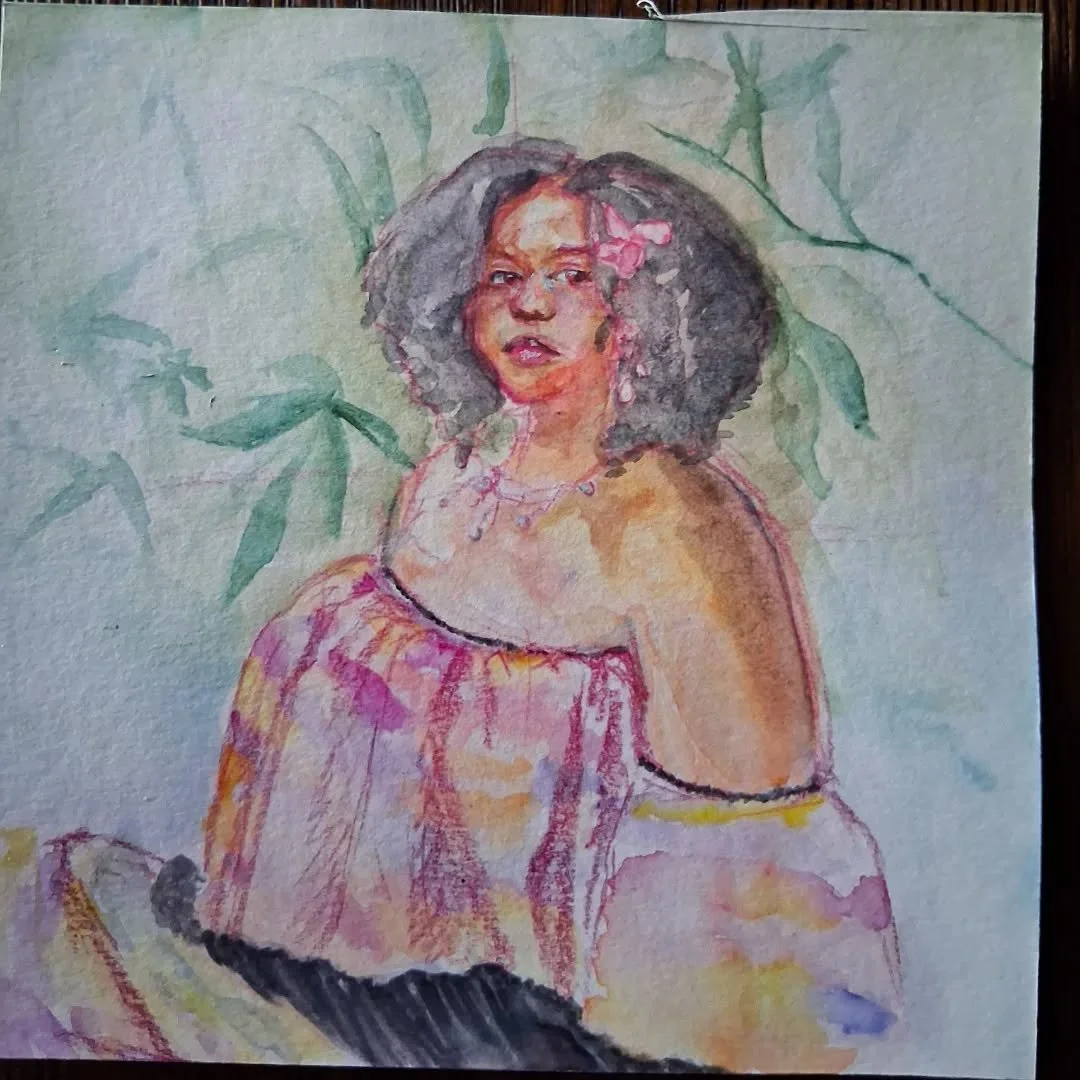 Quick Lil watercolor sketch