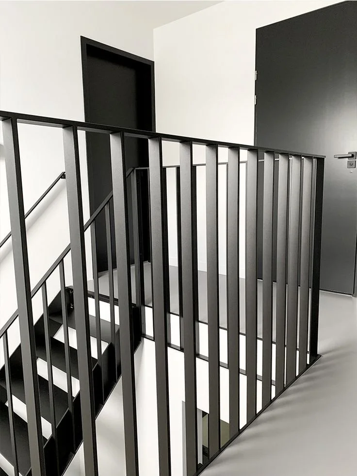 # 1 Minimalist Flat Bar Railing