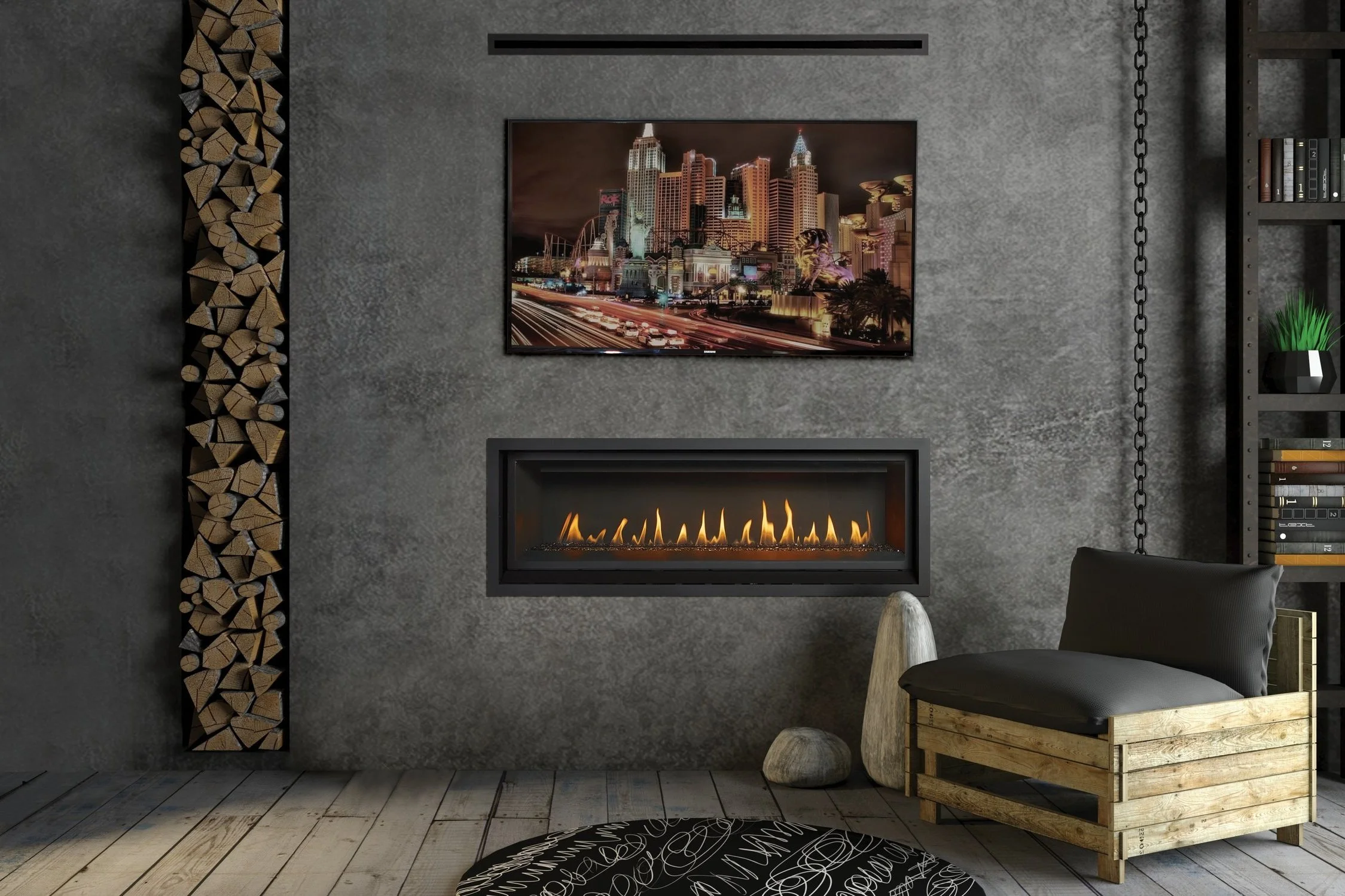 Modern Gas Fireplaces