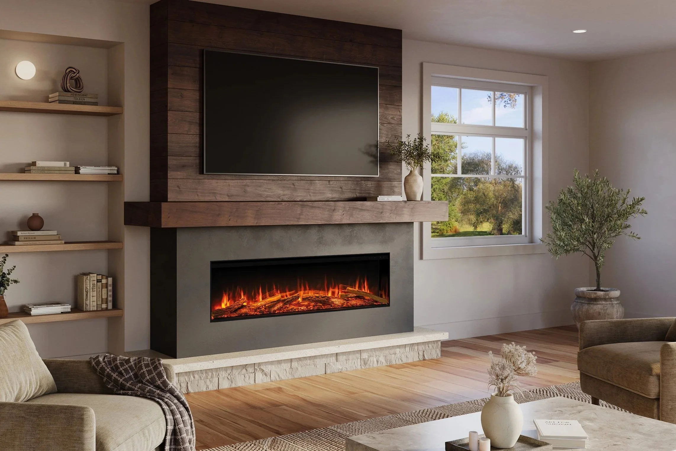 Regency LED Electric Fireplaces