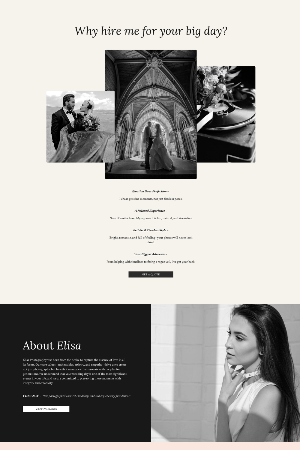 Screenshot of a blog webpage with a purple background, black header, and multiple blog post images and titles about social media, marketing, and digital campaigns.