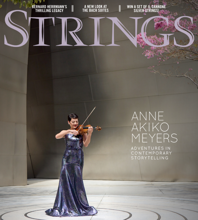 Anne Akiko Meyers Featured in Cover Story for Strings Magazine