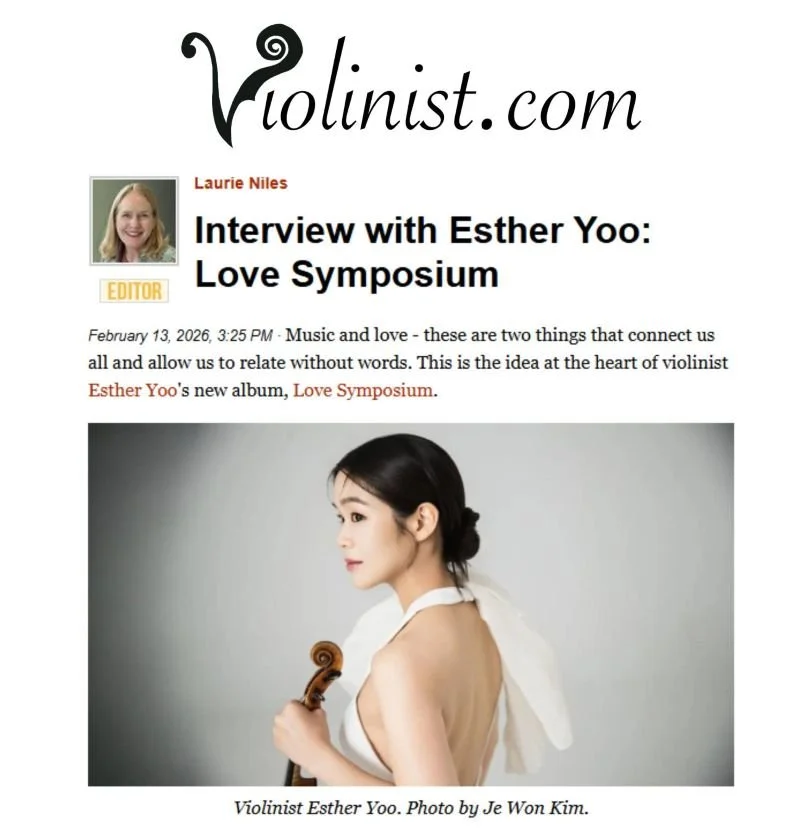 Violinist.com: Interview with Esther Yoo