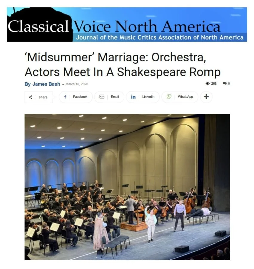 "Midsummer Marriage": Conductor Dane Lam and Hawai’i Symphony Orchestra on CVNA