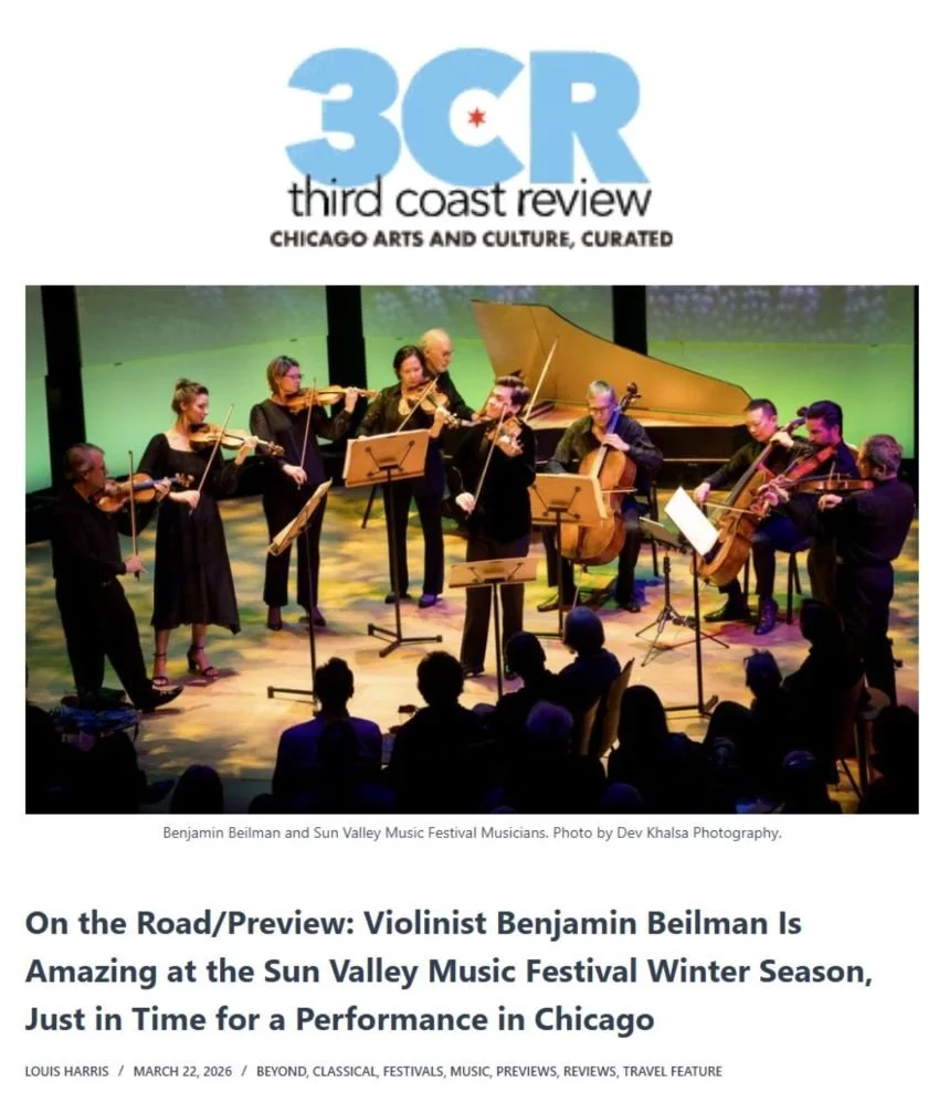 Third Coast Review: Benjamin Beilman Amazes at Sun Valley Music Festival