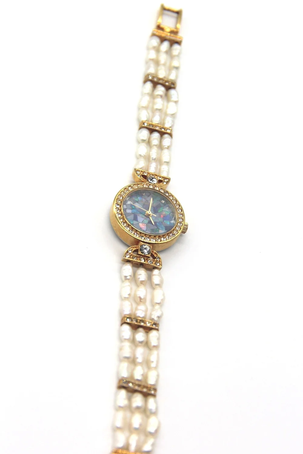 LUCORAL Super Rare Vintage Natural Pearl Mosaic Watch — PAU  display picture 1