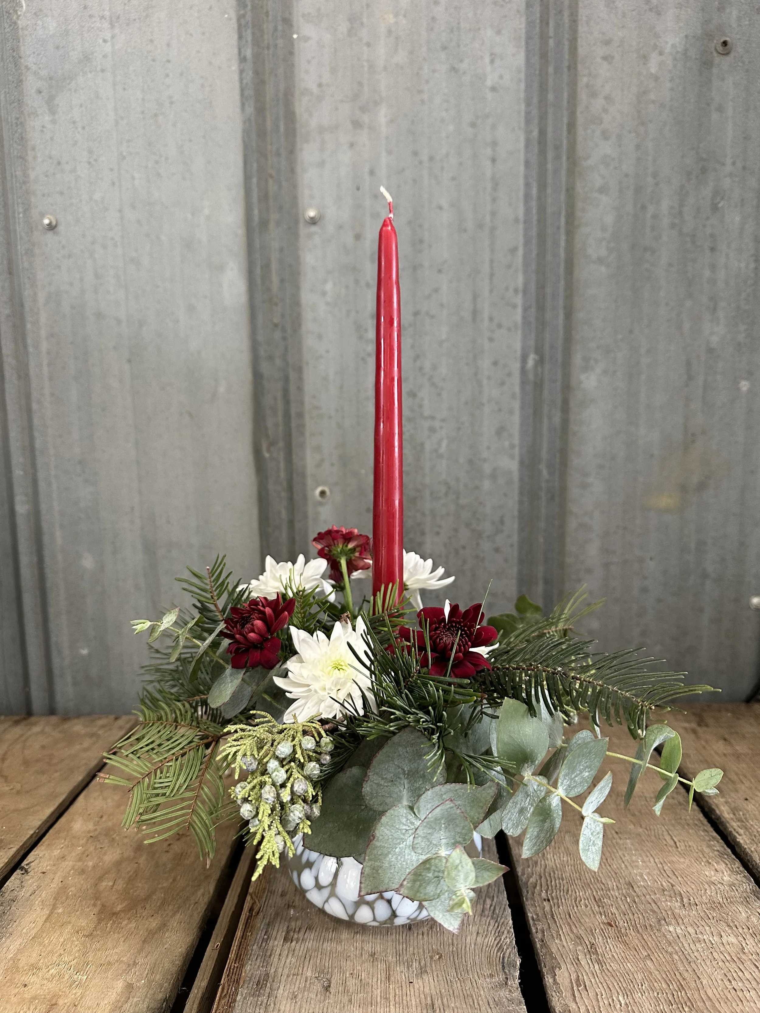 Juniper holiday centrepiece
