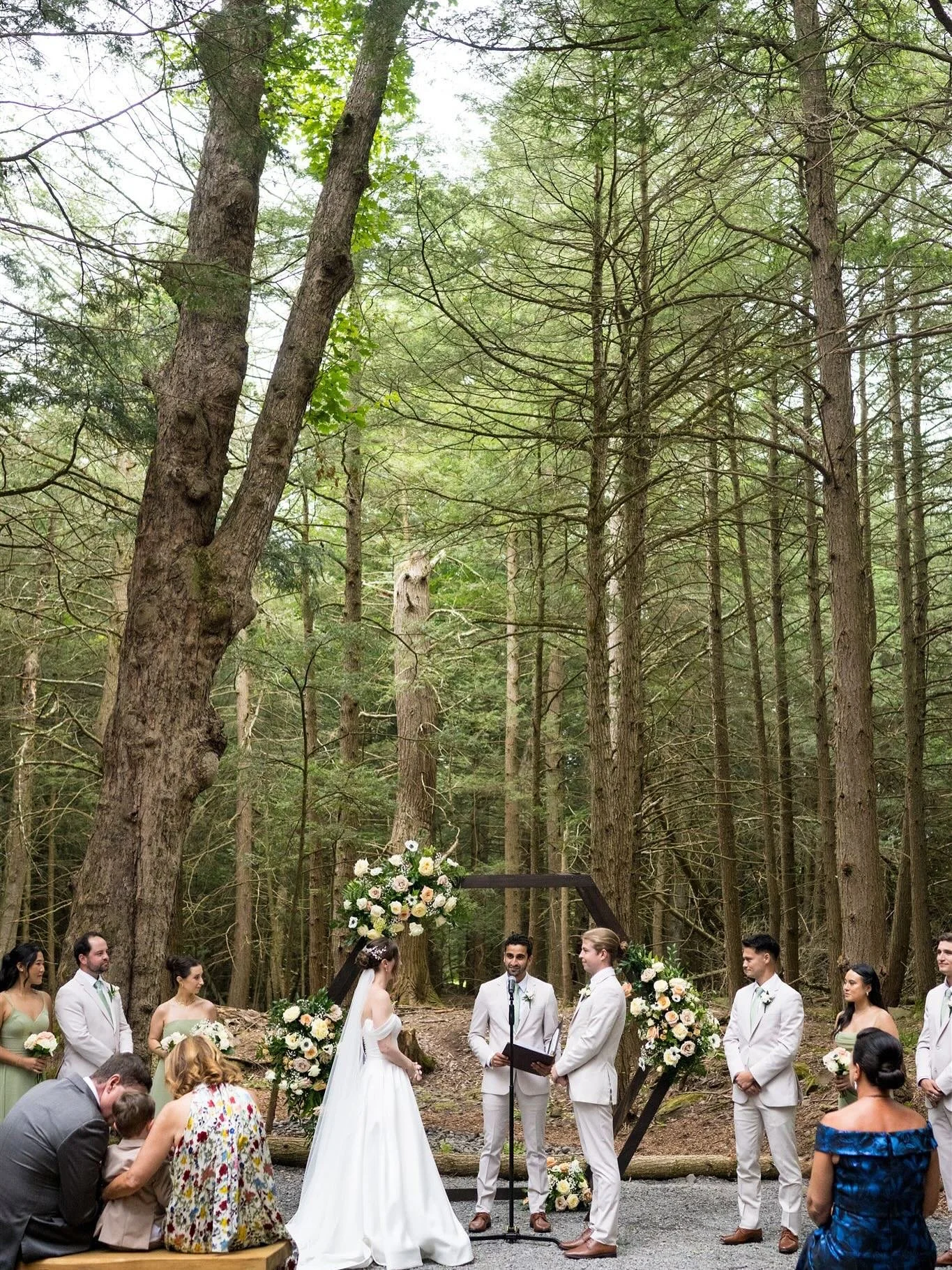 ✨Whispers of the forest, vows beneath the trees. 🌲💍 Every angle captured the magic &mdash; the soft light through the branches, the quiet smiles, the love that filled the air. An enchanted woodland ceremony straight out of a fairytale.

📸 Every de