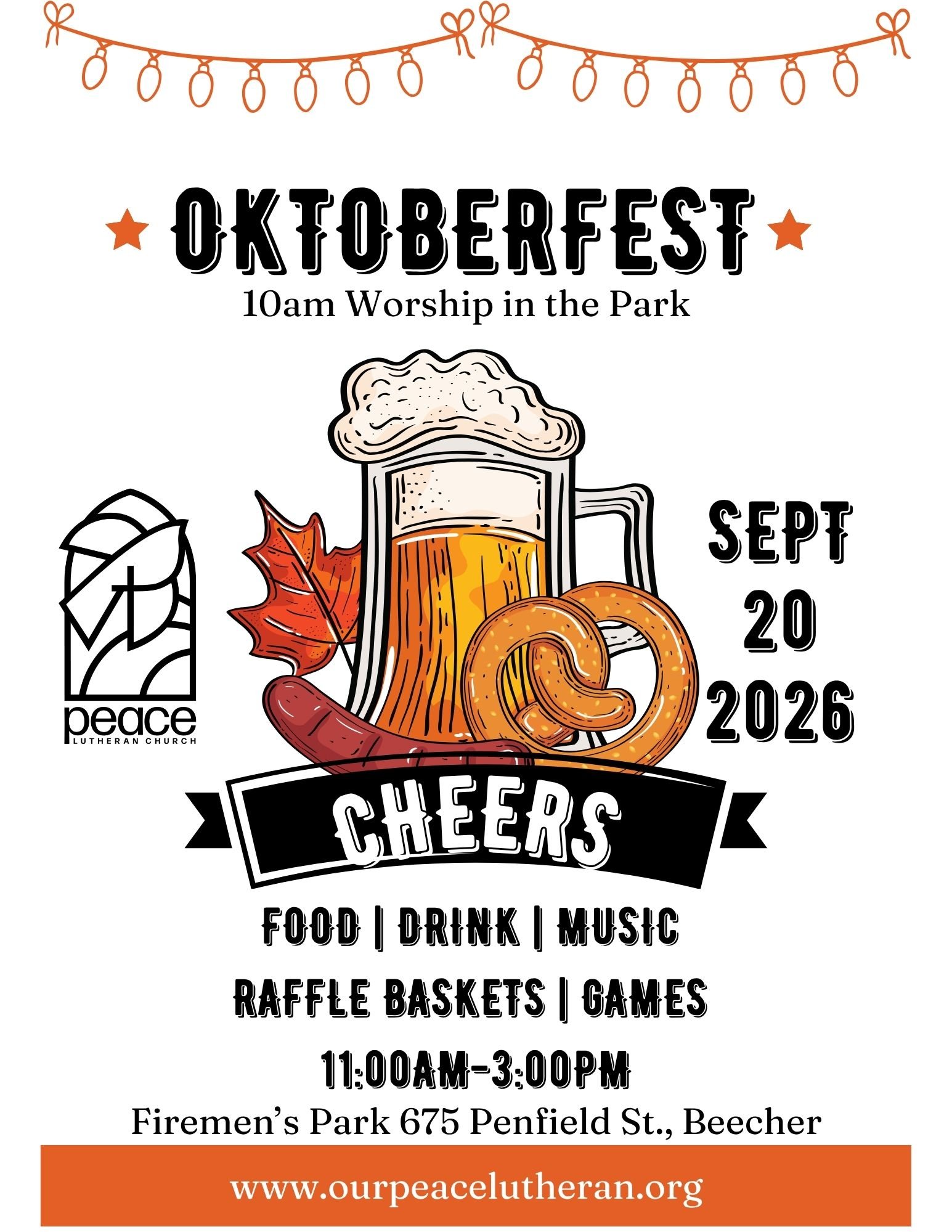 Worship in the Park &amp; Peace Annual Oktoberfest