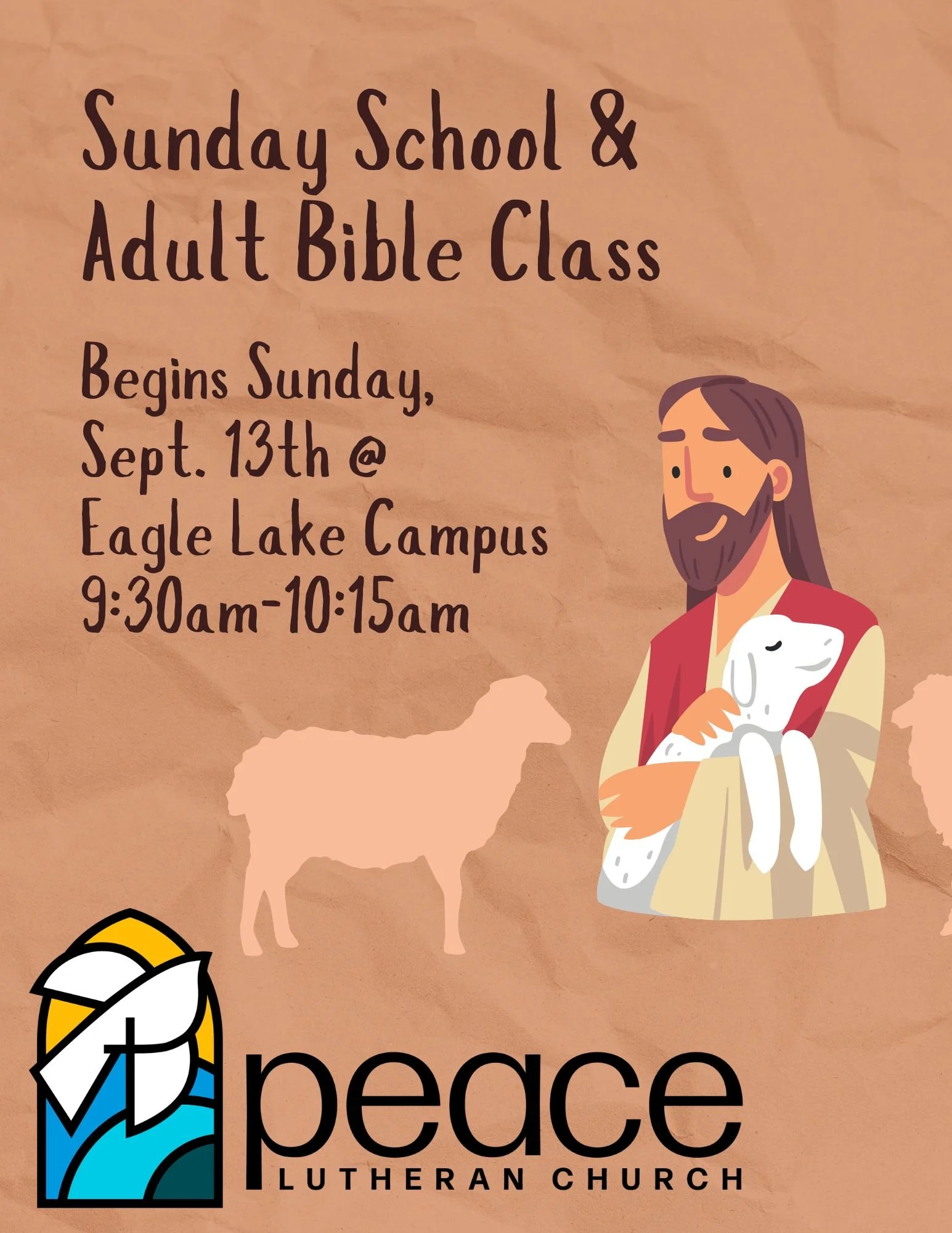 Sunday School & Adult Bible Classes Begin