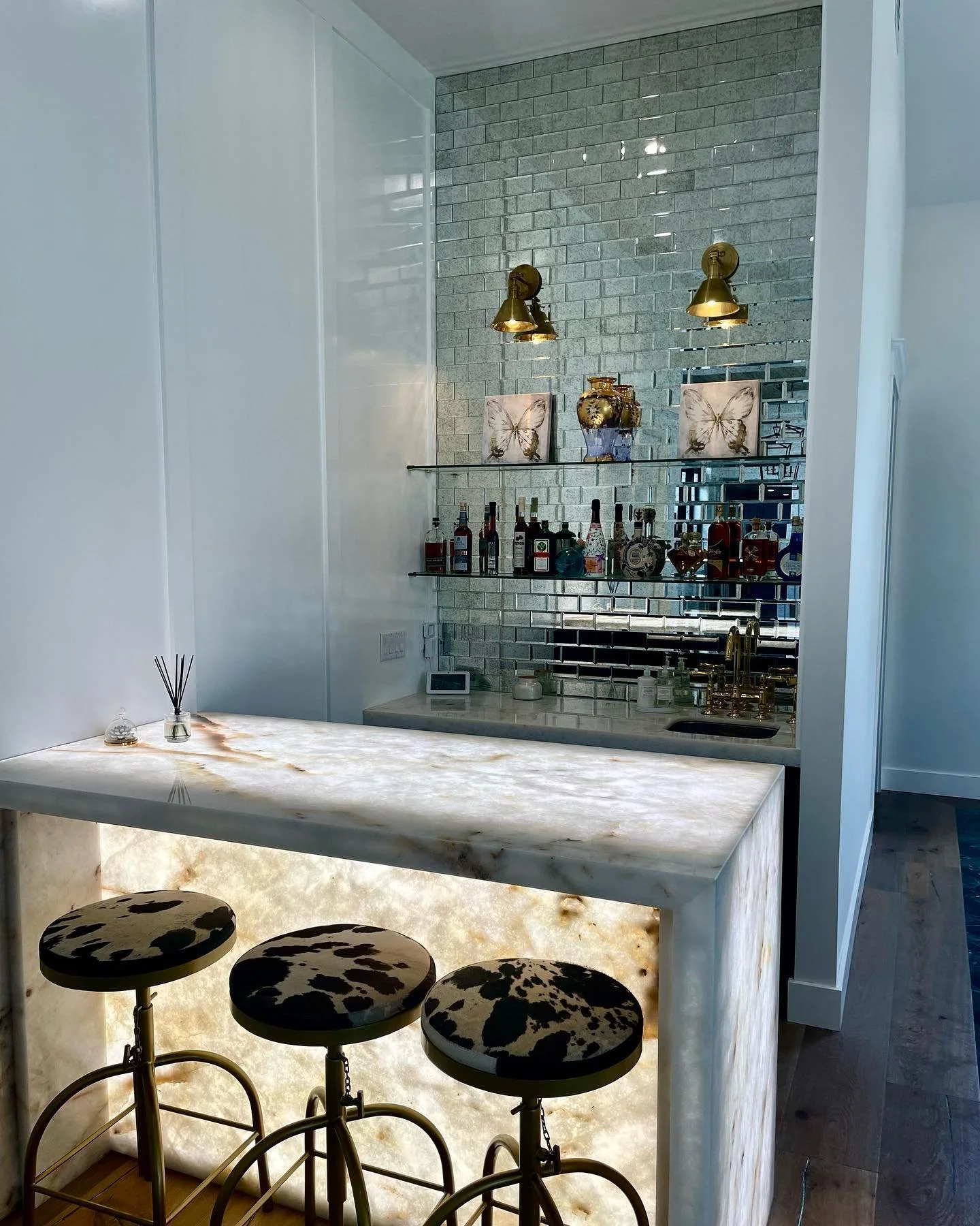 It&rsquo;s all about the details! Backlit bar&hellip;👌👌