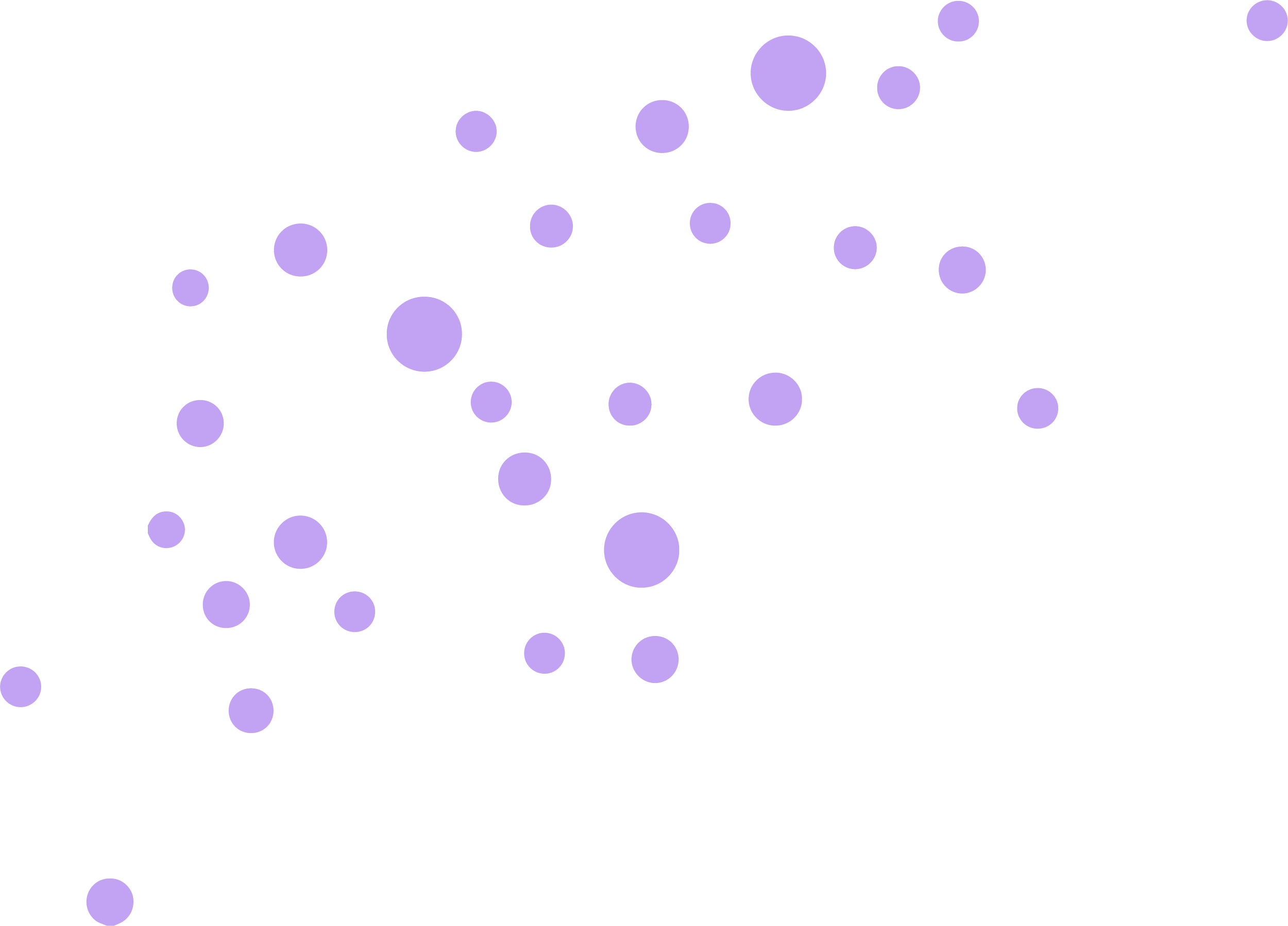 Purple circles on a black background