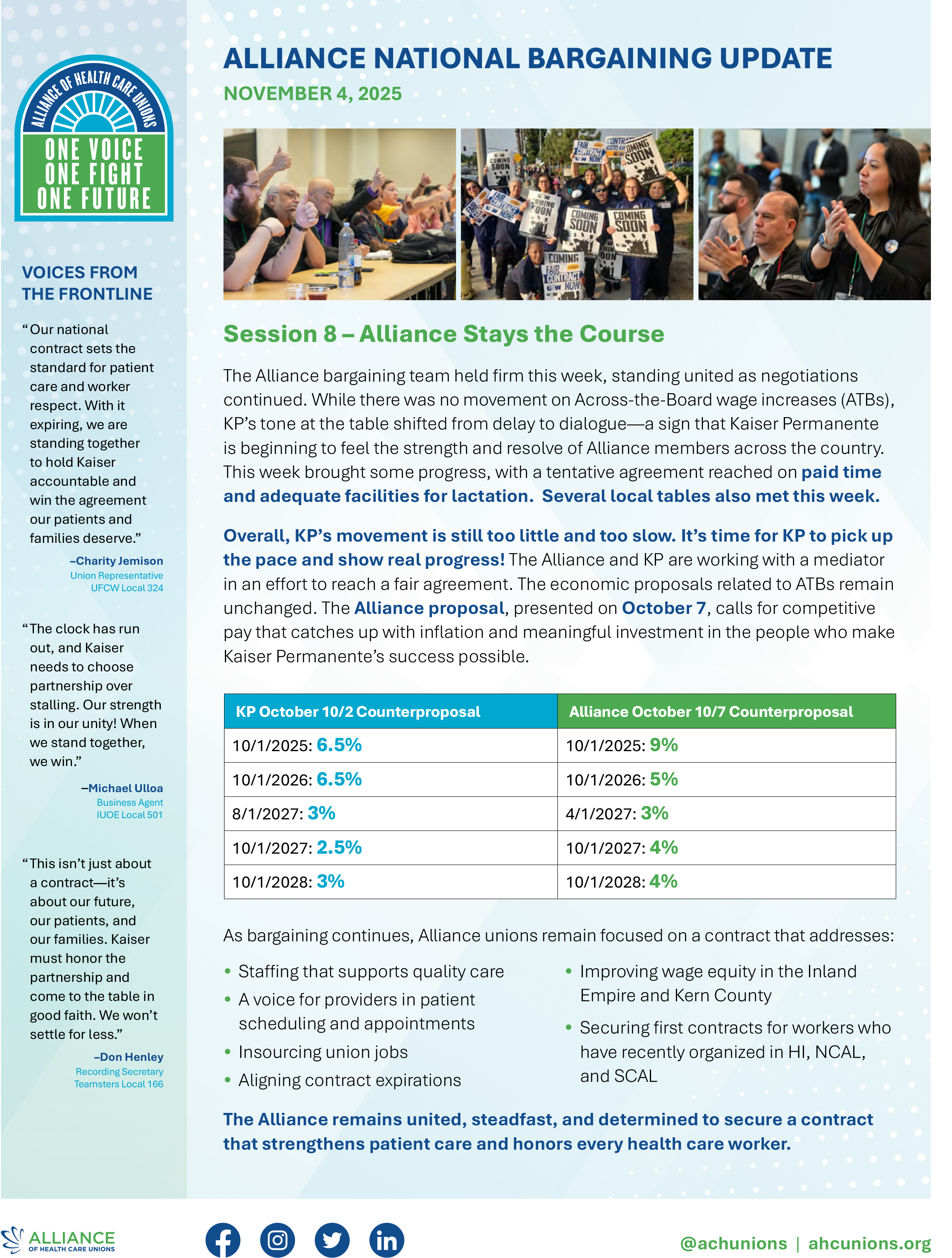 Alliance Kaiser Update 11.04.2025 page 2