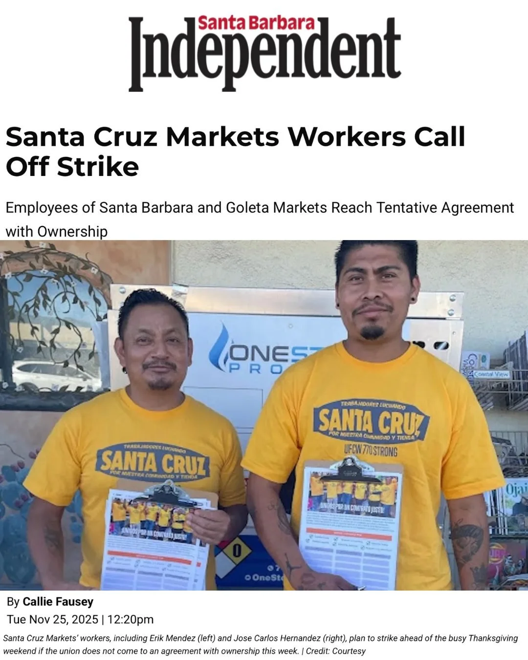 &ldquo;Every action we took, from signing petitions to engaging with our customers, wearing our T-shirts, and speaking out publicly about our issues, helped get us to this point. Our victory sends a powerful message to workers everywhere &mdash; when