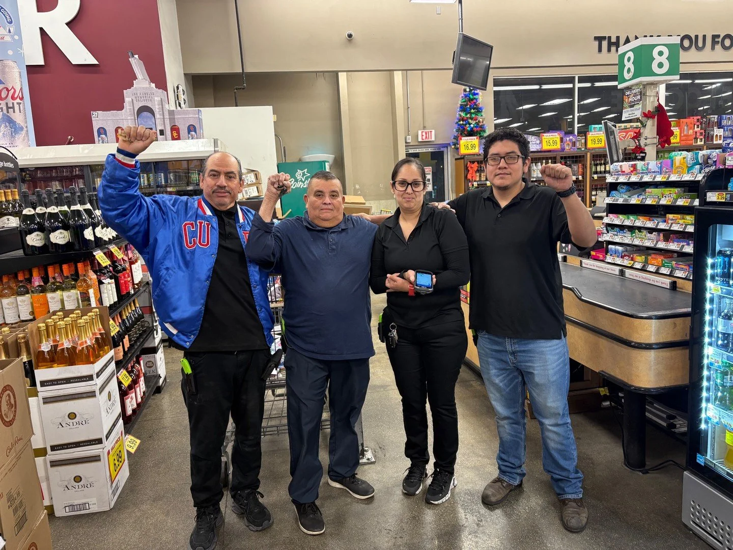 Behind every busy holiday season is the night crew doing the work long before doors open. Food 4 Less members are showing up for their community and each other as we head into the holidays.

#GroceryWorkersRising #HolidaySeason #NiteCrew #MemberPower