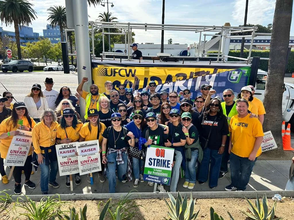 Kaiser Unfair Labor Practice Strike Day 1 Update