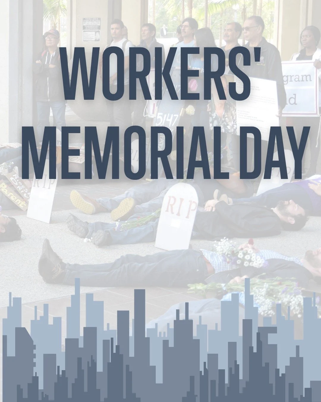 Today we remember the workers who never made it home and recommit to fighting for safer workplaces for all. Every worker deserves dignity, protection, and the right to come home at the end of the day. Our fight continues.

#WorkersMemorialDay #Worker