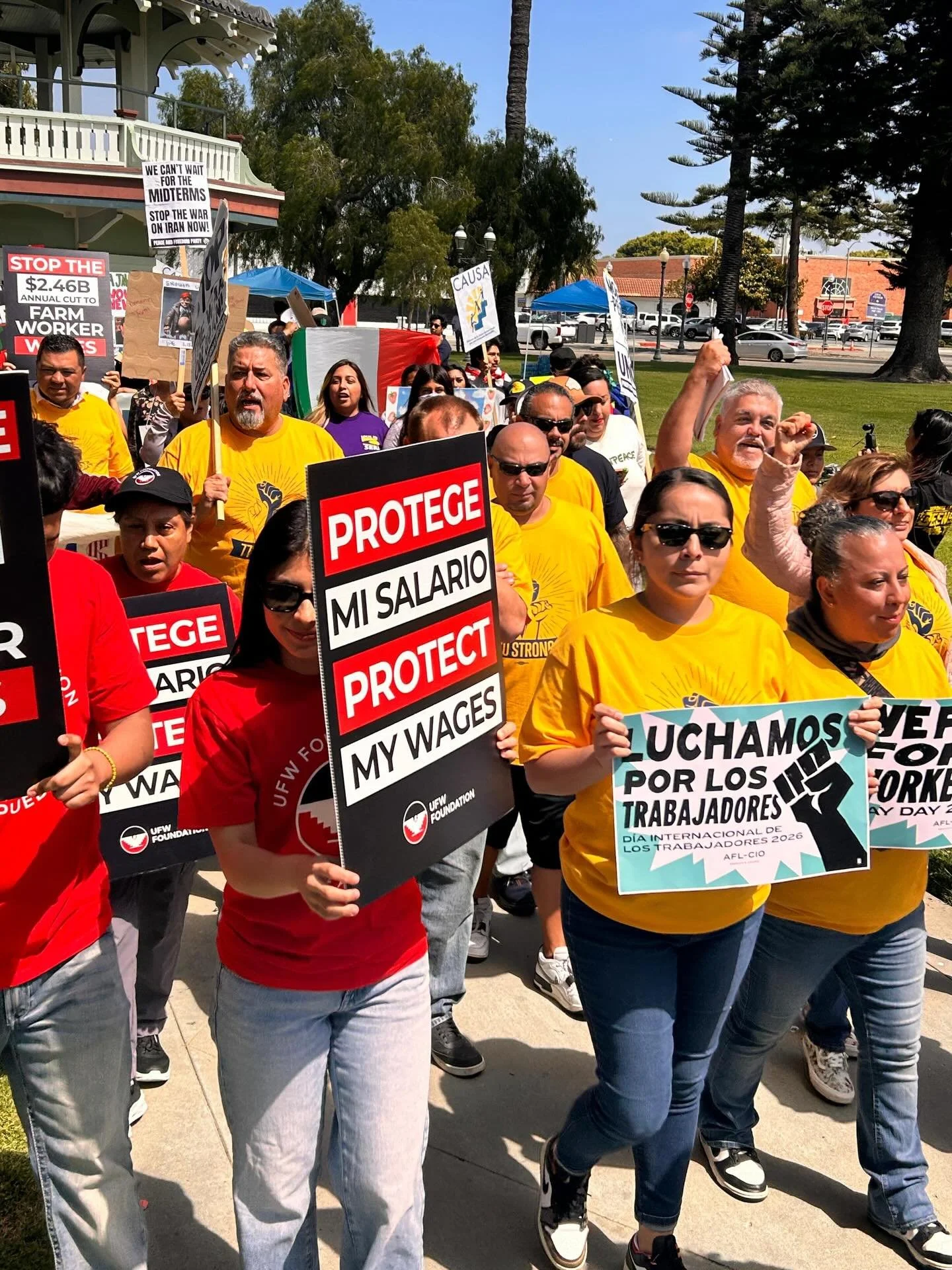 May Day belongs to working people, and today we showed exactly why.

Across our communities, workers, families, and allies came together to demand fair wages, safe workplaces, and respect on the job. This is solidarity in action and it&rsquo;s growin