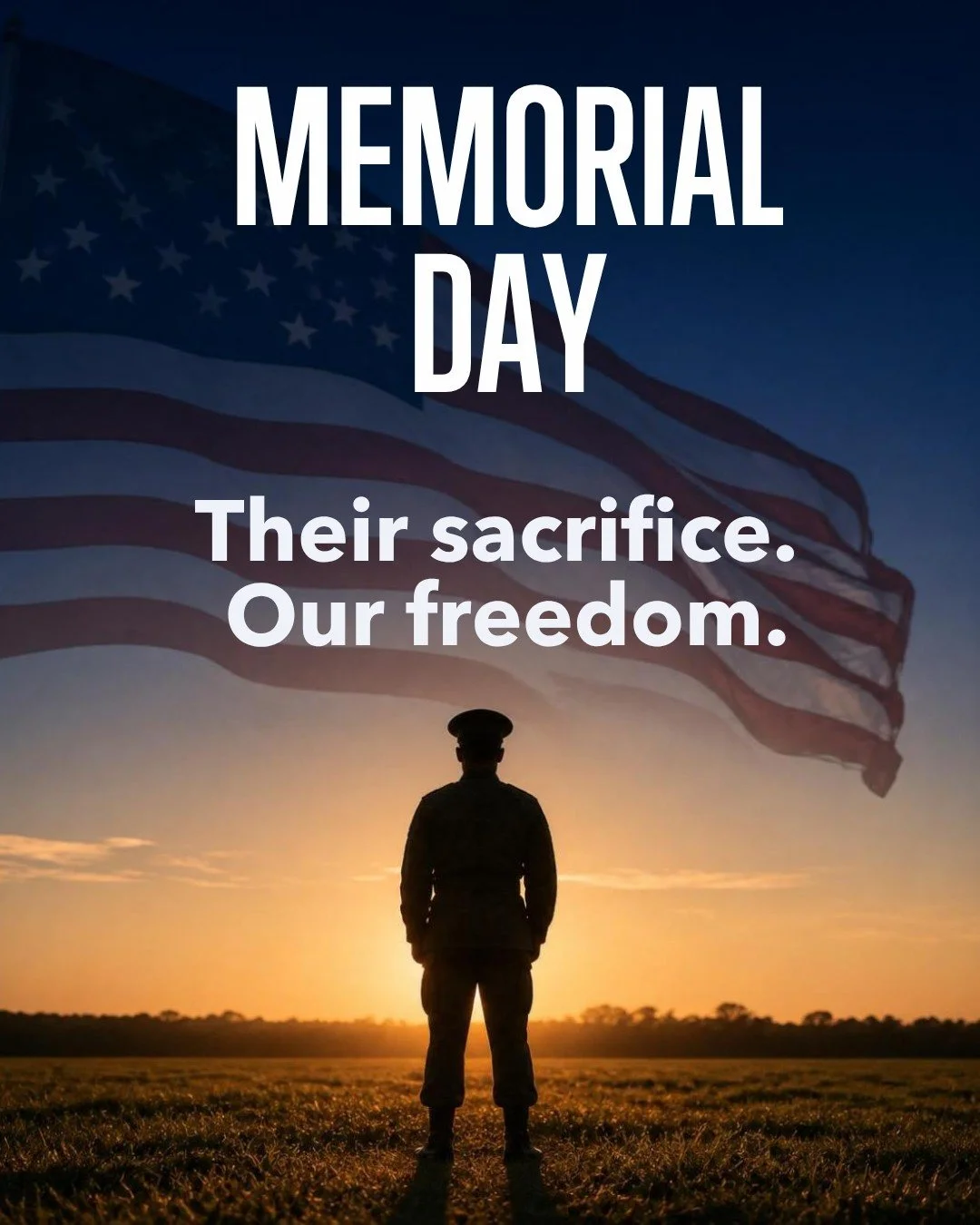 Today, we honor and remember the men and women who gave their lives in service to our country. On Memorial Day, we reflect on their sacrifice and recognize the families and loved ones who carry their memory forward.