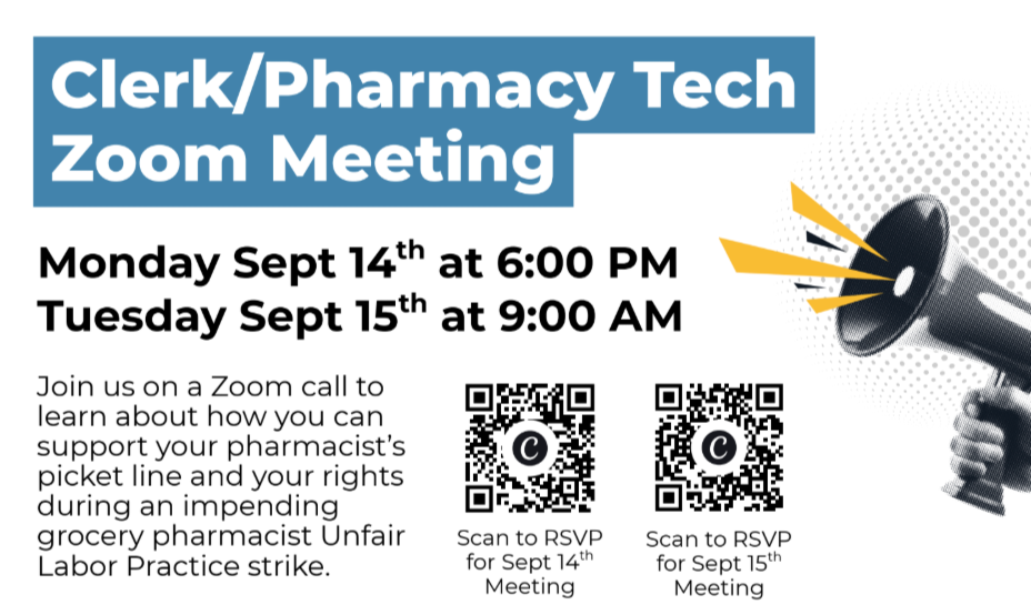 Be Prepared for the Grocery Pharmacist ULP Strike